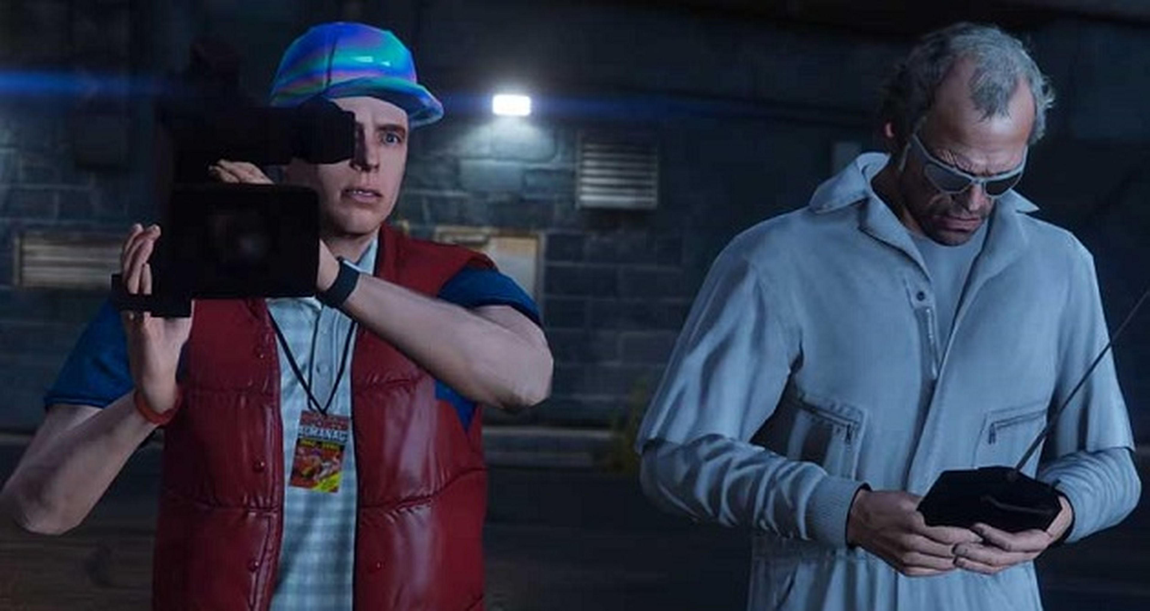 GTA V, recrean Regreso al Futuro con Rockstar Editor