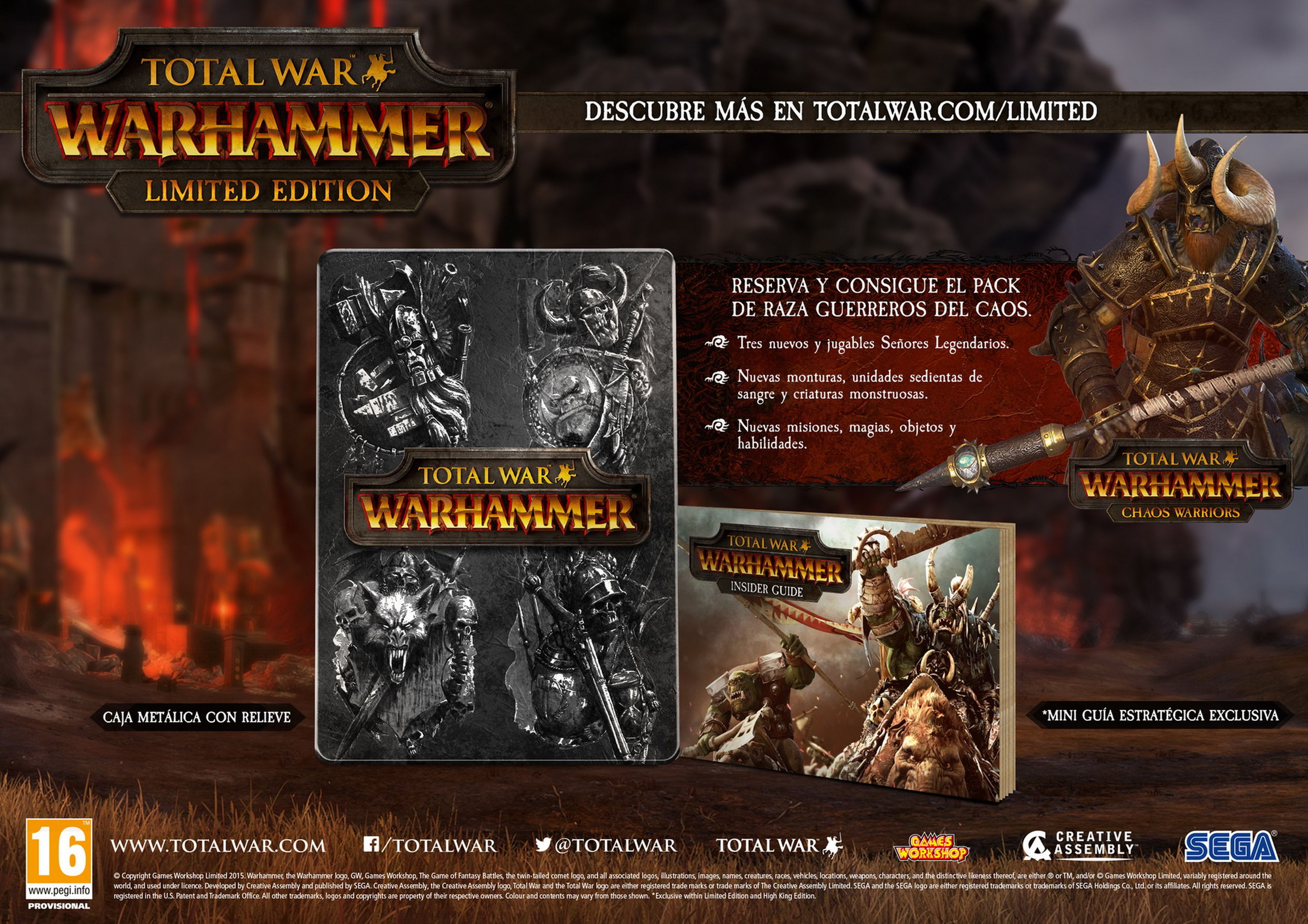 Total War Warhammer: fecha, incentivos de reserva, ediciones y nuevo tráiler