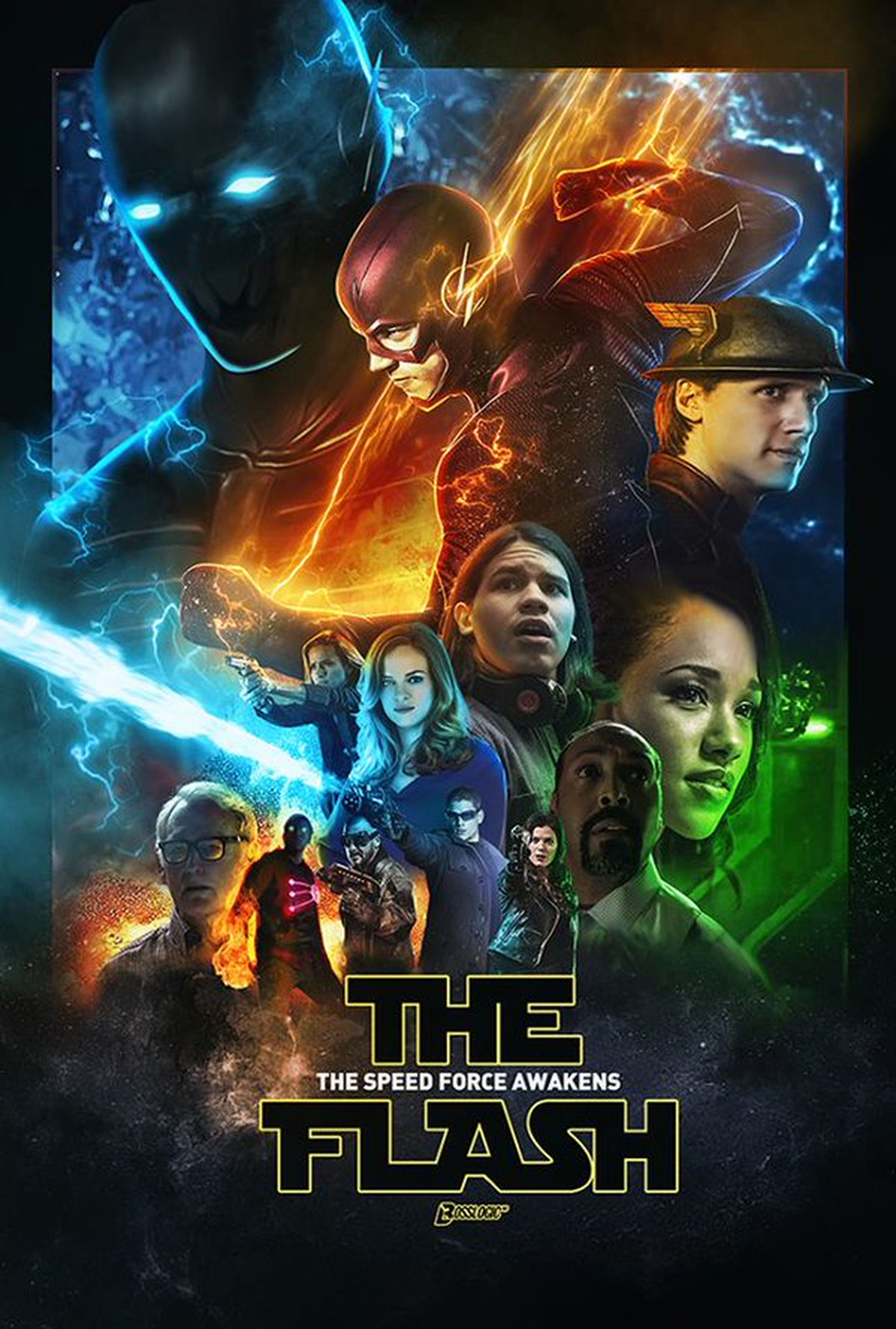 Star Wars VII: el despertar de la fuerza: Poster homenaje de Flash