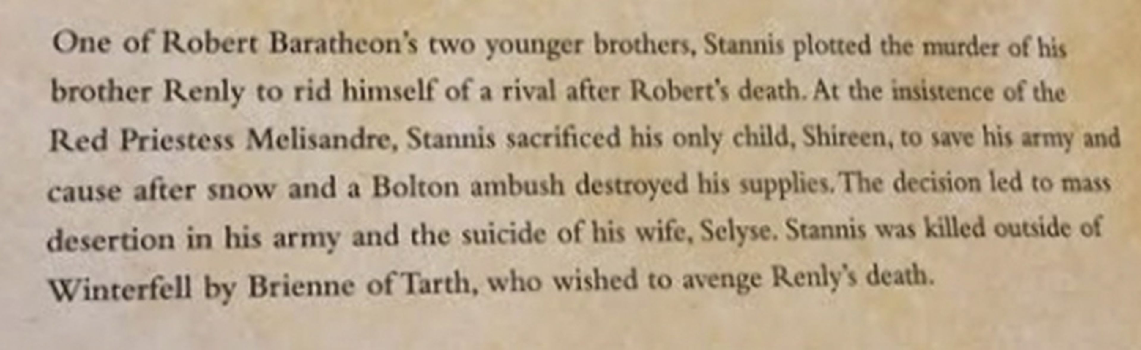 Juego de tronos: un libro oficial confirma la muerte de un personaje en la serie