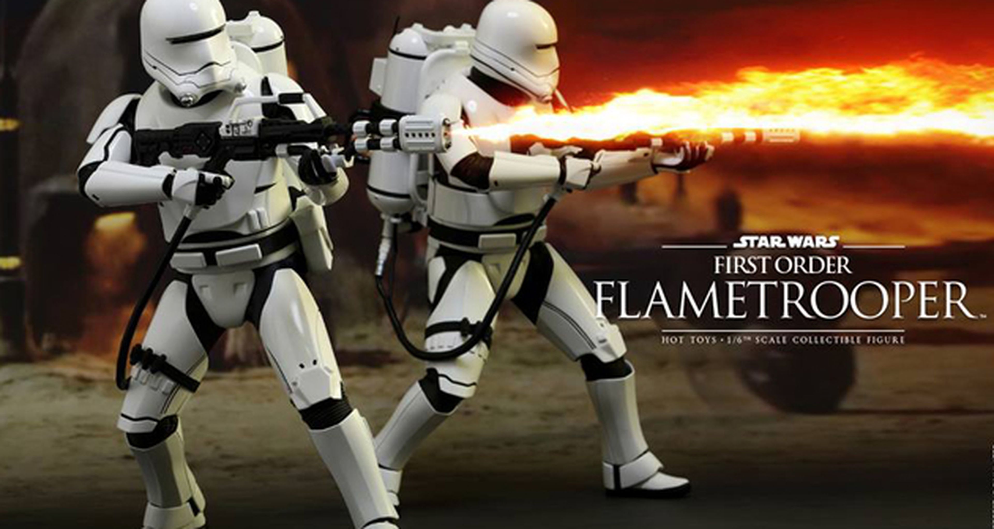 Star Wars VII: El despertar de la fuerza - Flametrooper de Hot Toys