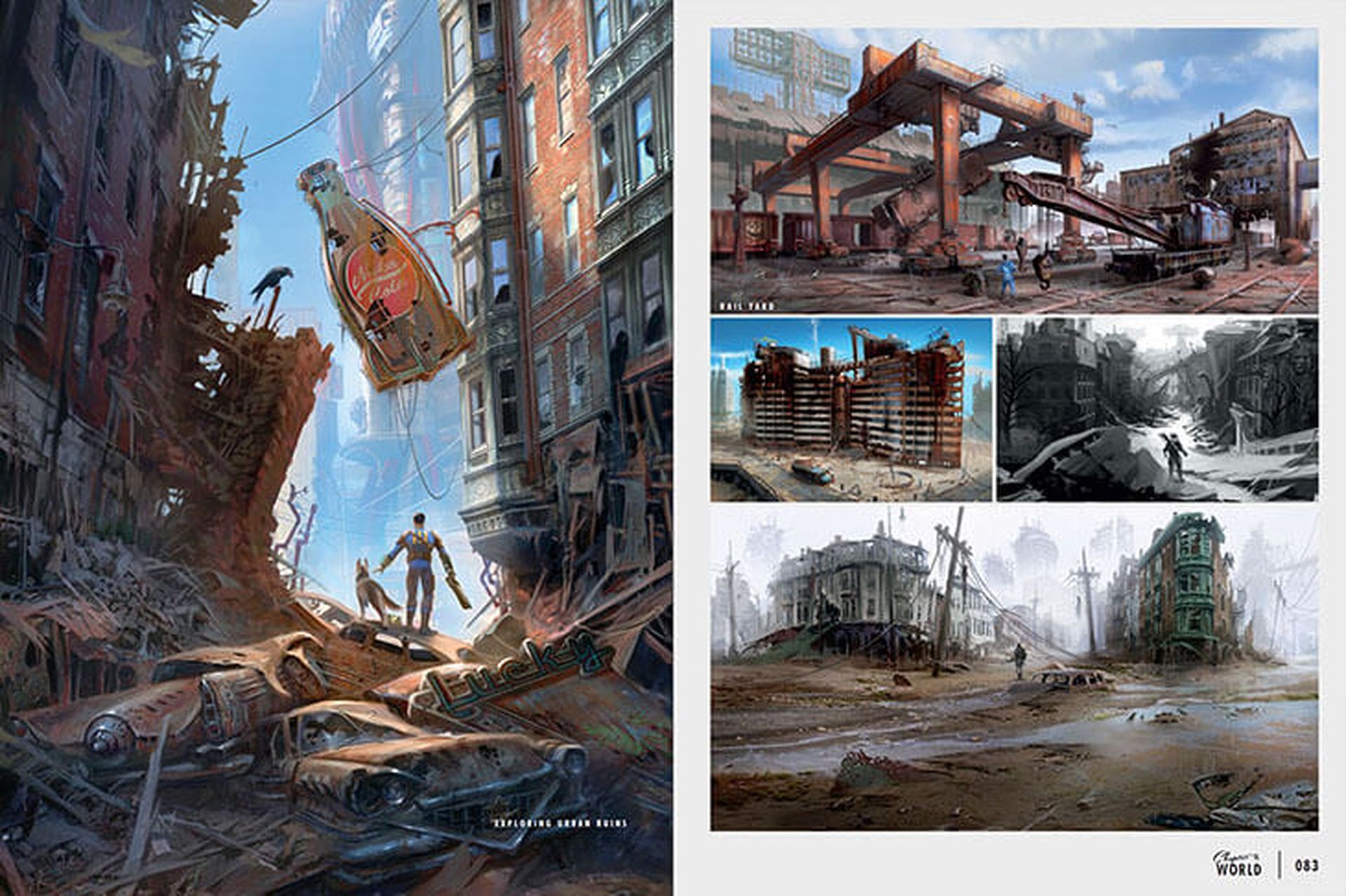 Nuevas imágenes de arte conceptual de Fallout 4