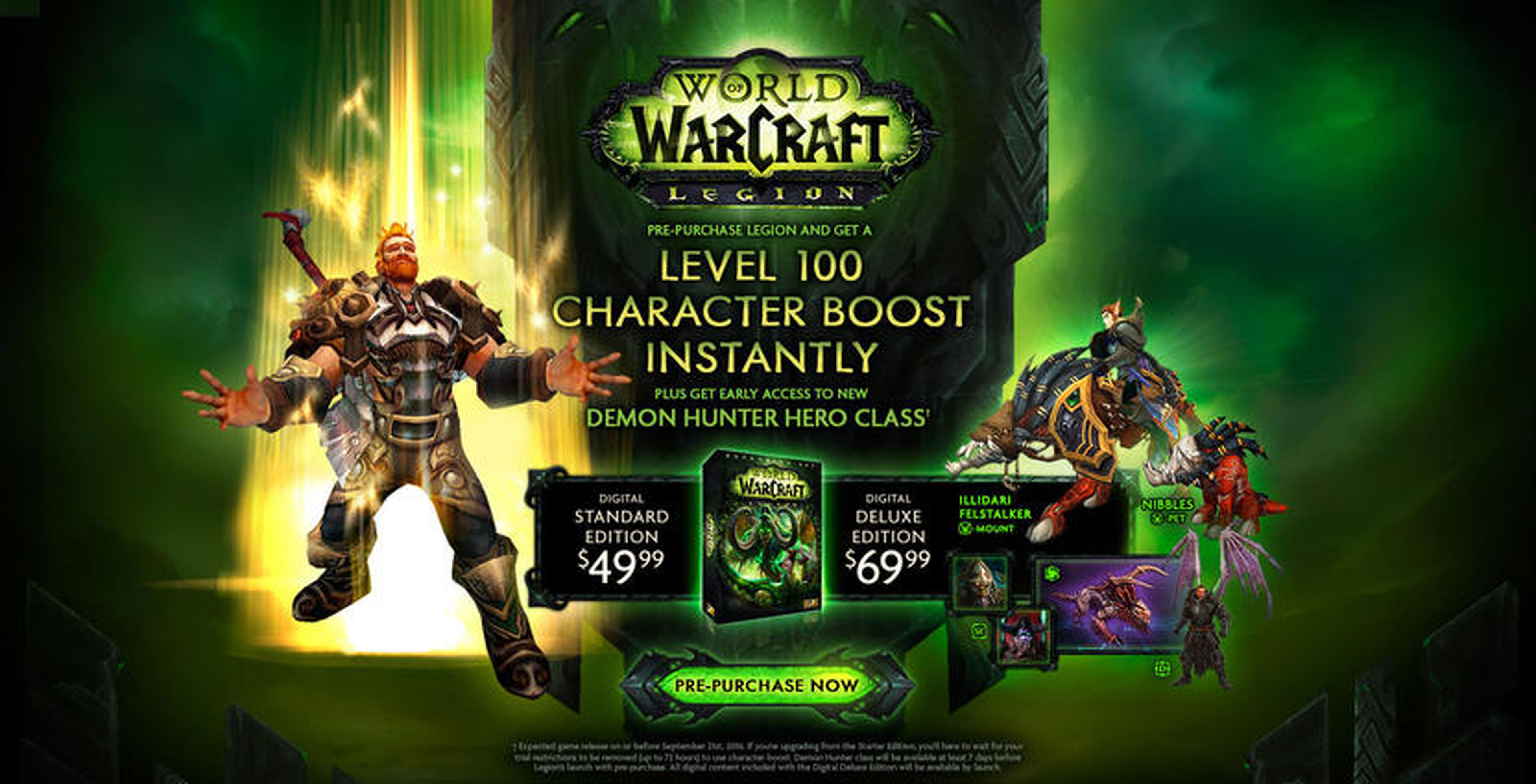 World of Warcraft: Legion, filtrada su ventana de lanzamiento