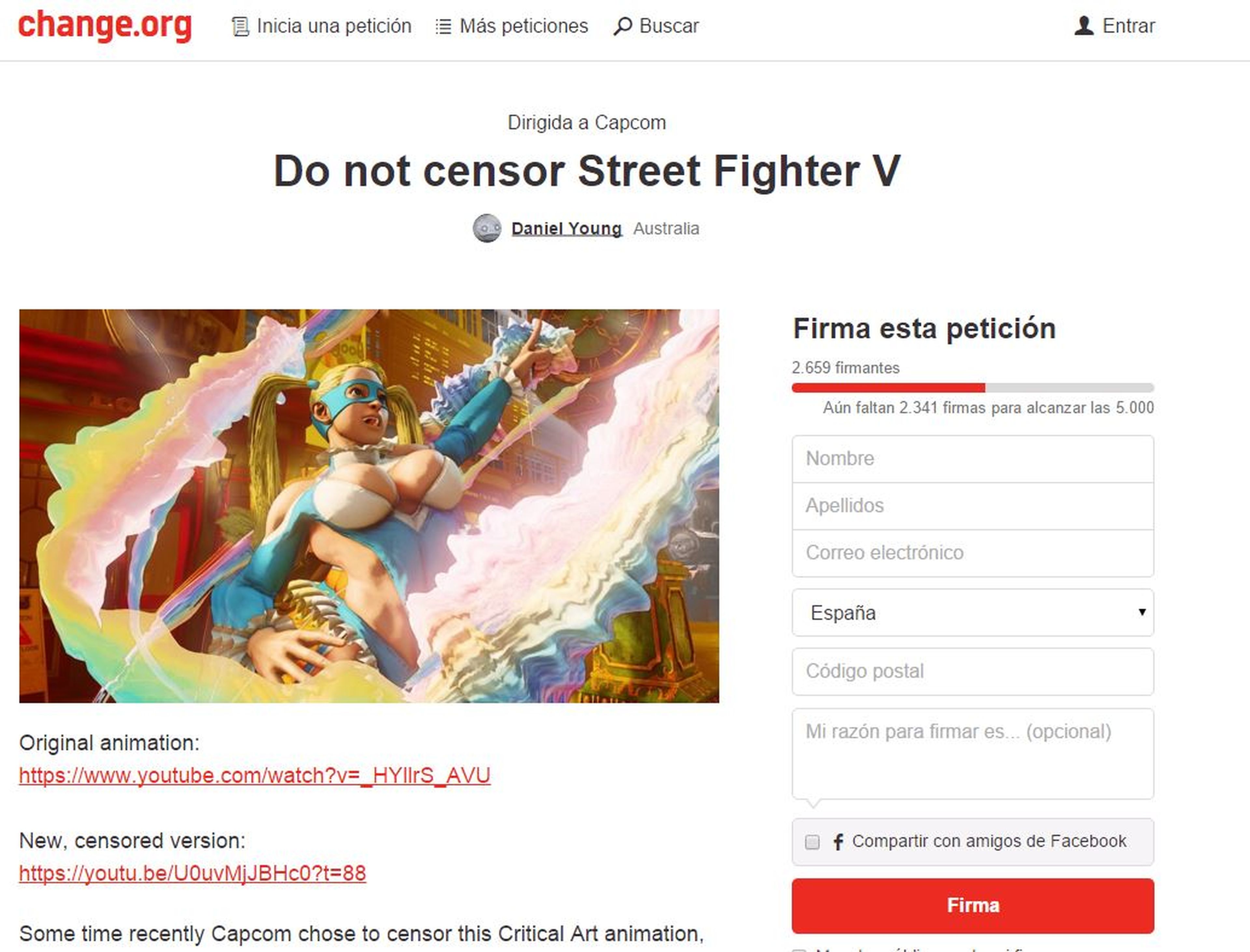 Street Fighter V, los fans piden que no se censure la celebración de Rainbow Mika