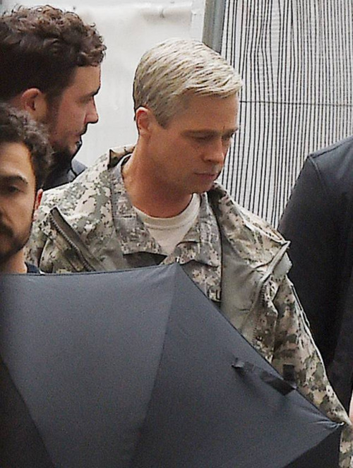 War Machine: primeras imágenes de Brad Pitt en el rodaje
