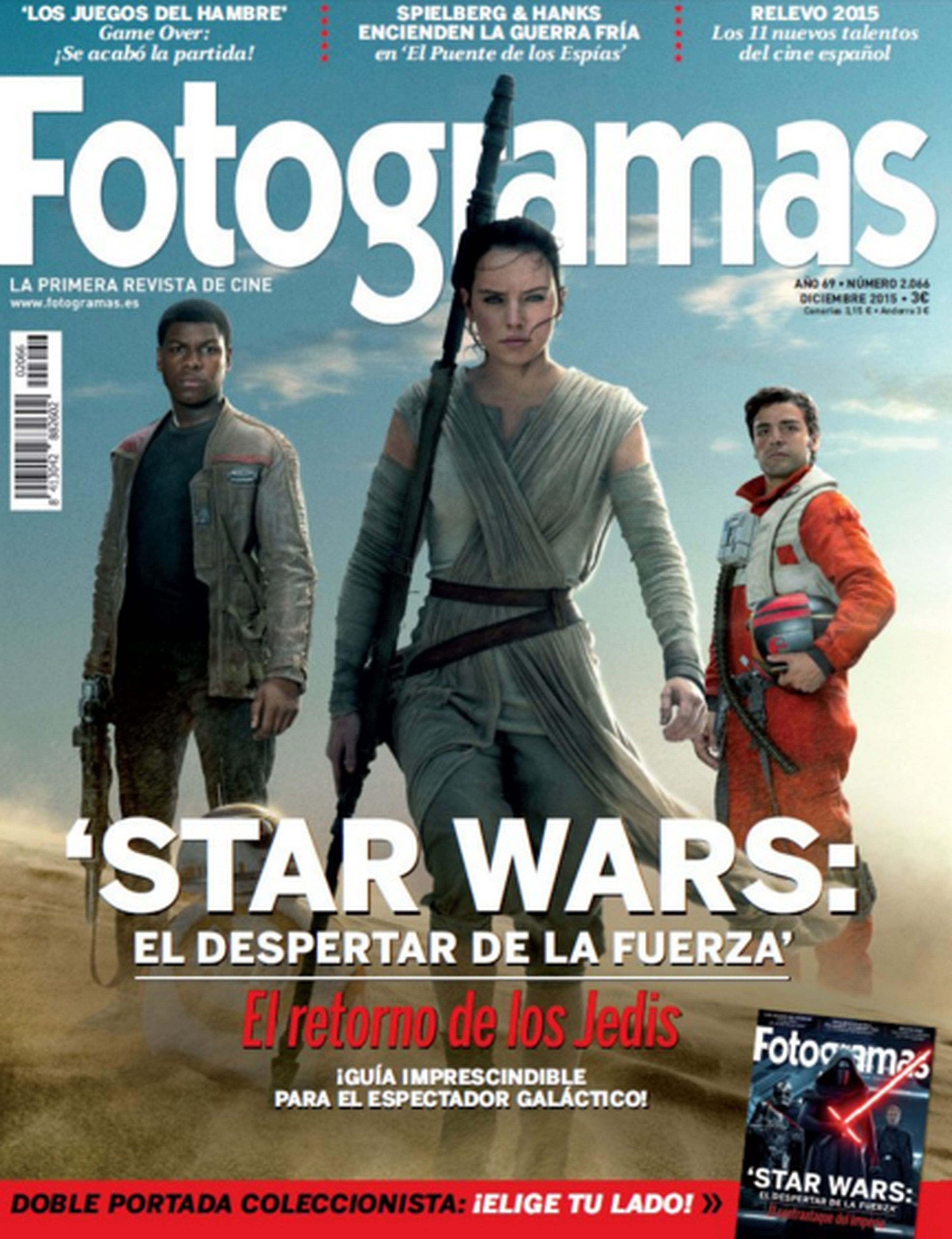 Star Wars VII: El Despertar de la Fuerza es portada de Fotogramas