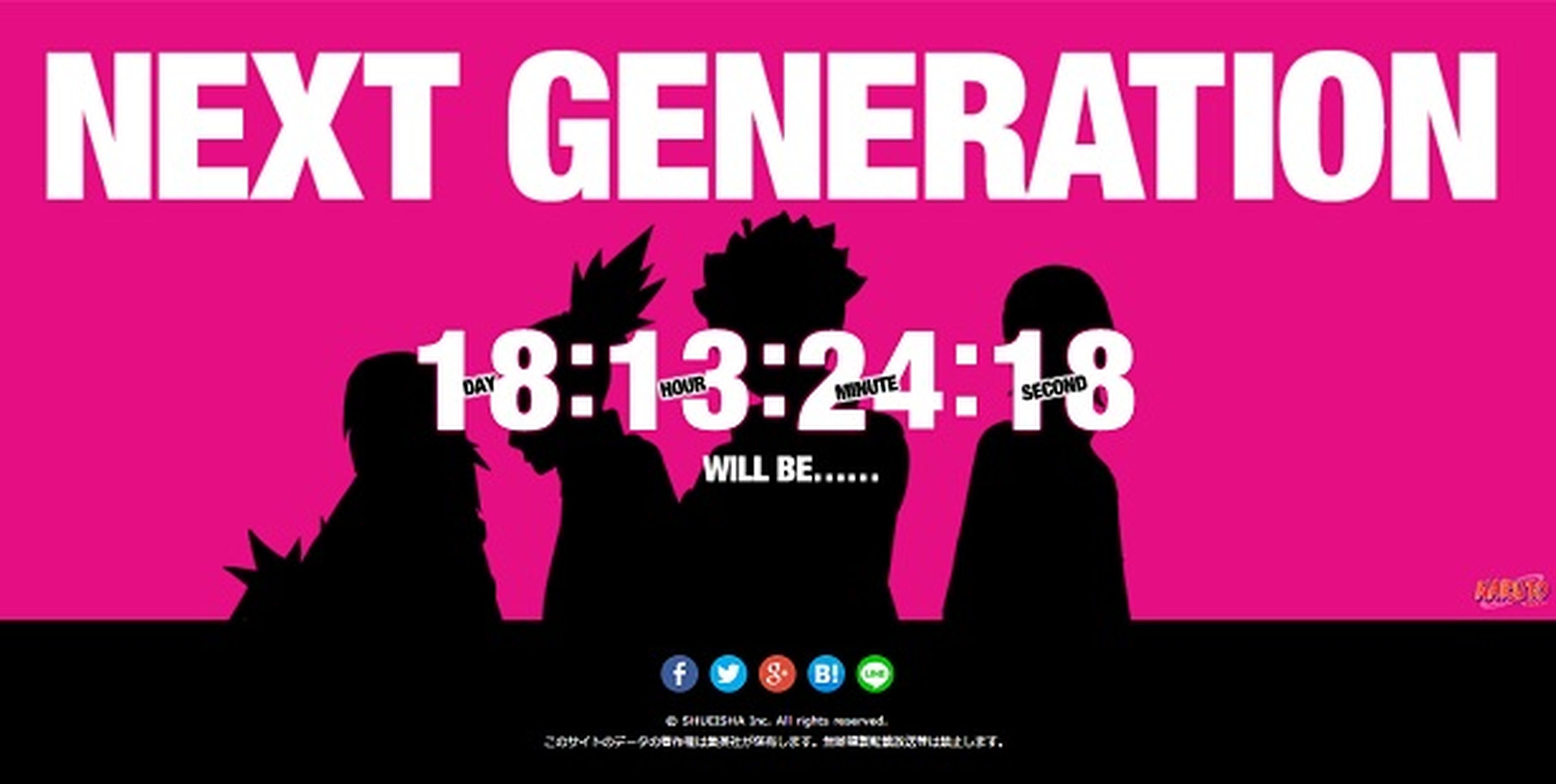 Naruto: cuenta atrás hacia la "Próxima Generación"