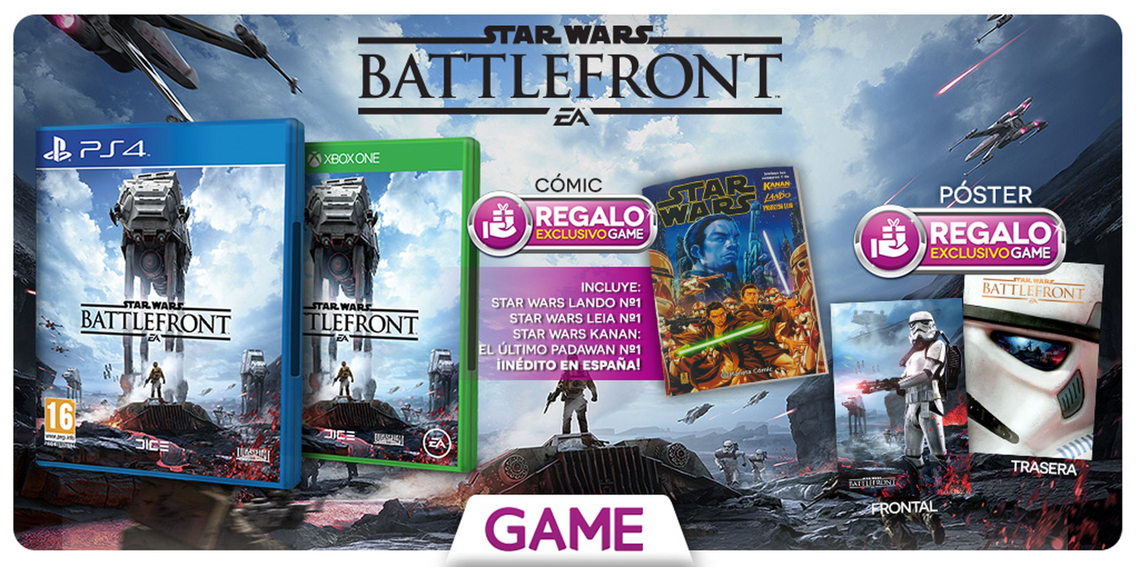 Star Wars Battlefront, regalo exclusivo en GAME