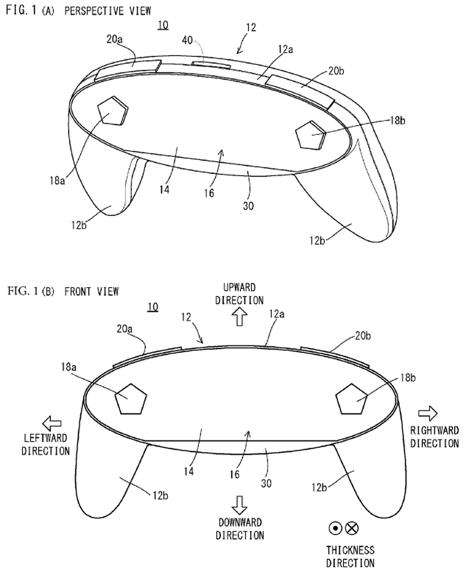 Nintendo NX, patente revela mando con pantalla elíptica