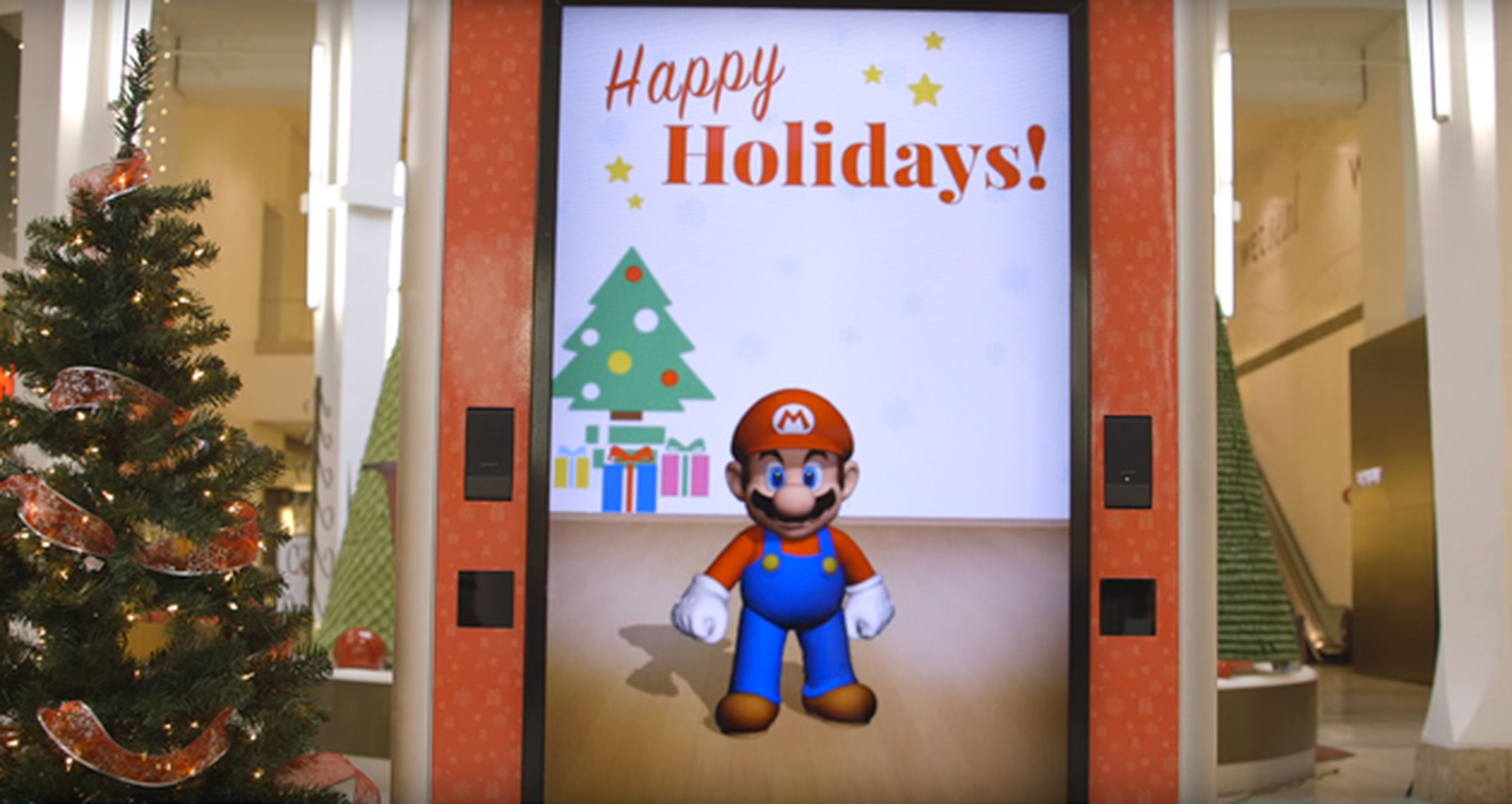 Nintendo felicita la Navidad con Mario