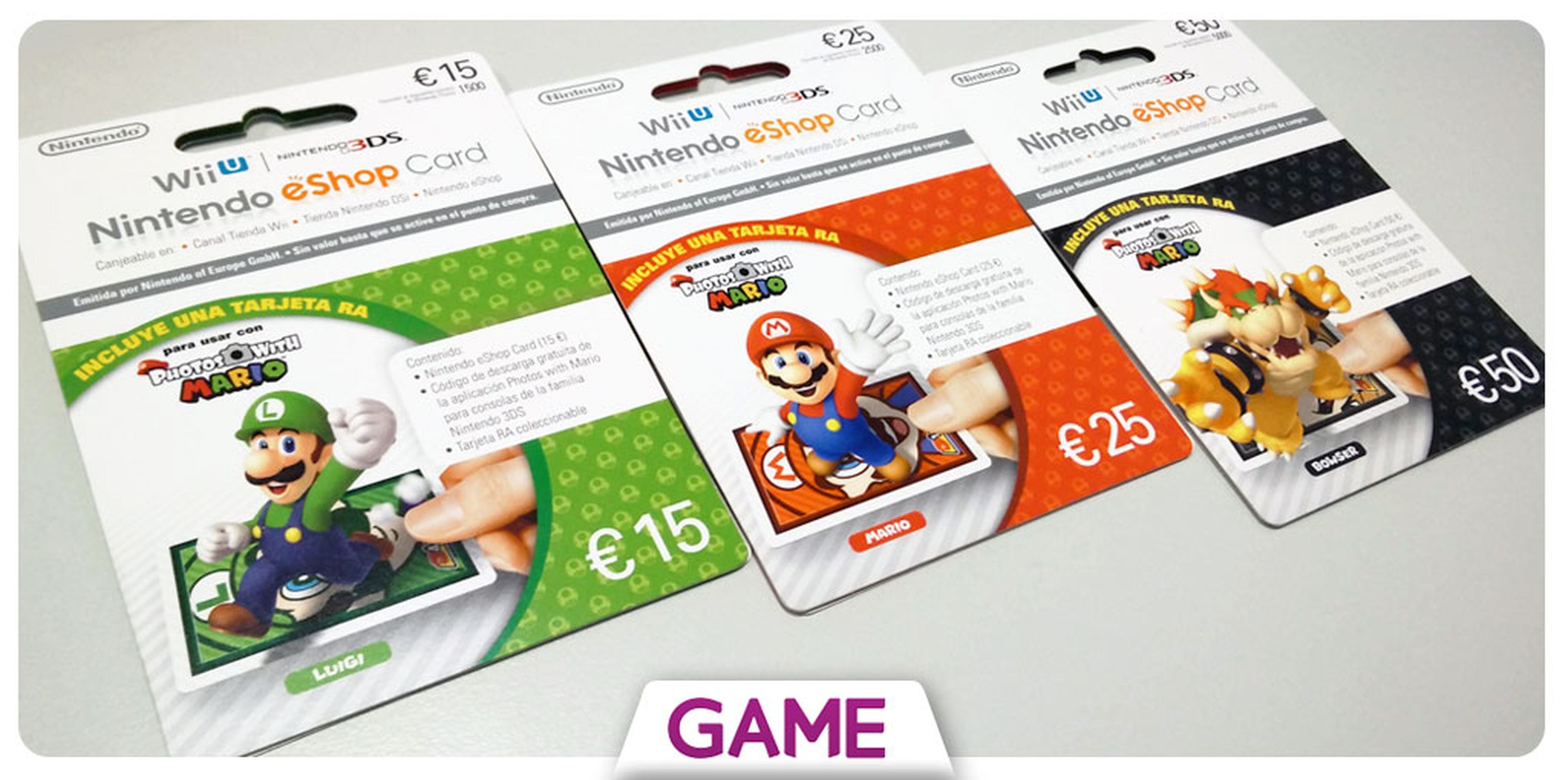 GAME presenta nuevas tarjetas eShop en edición limitada