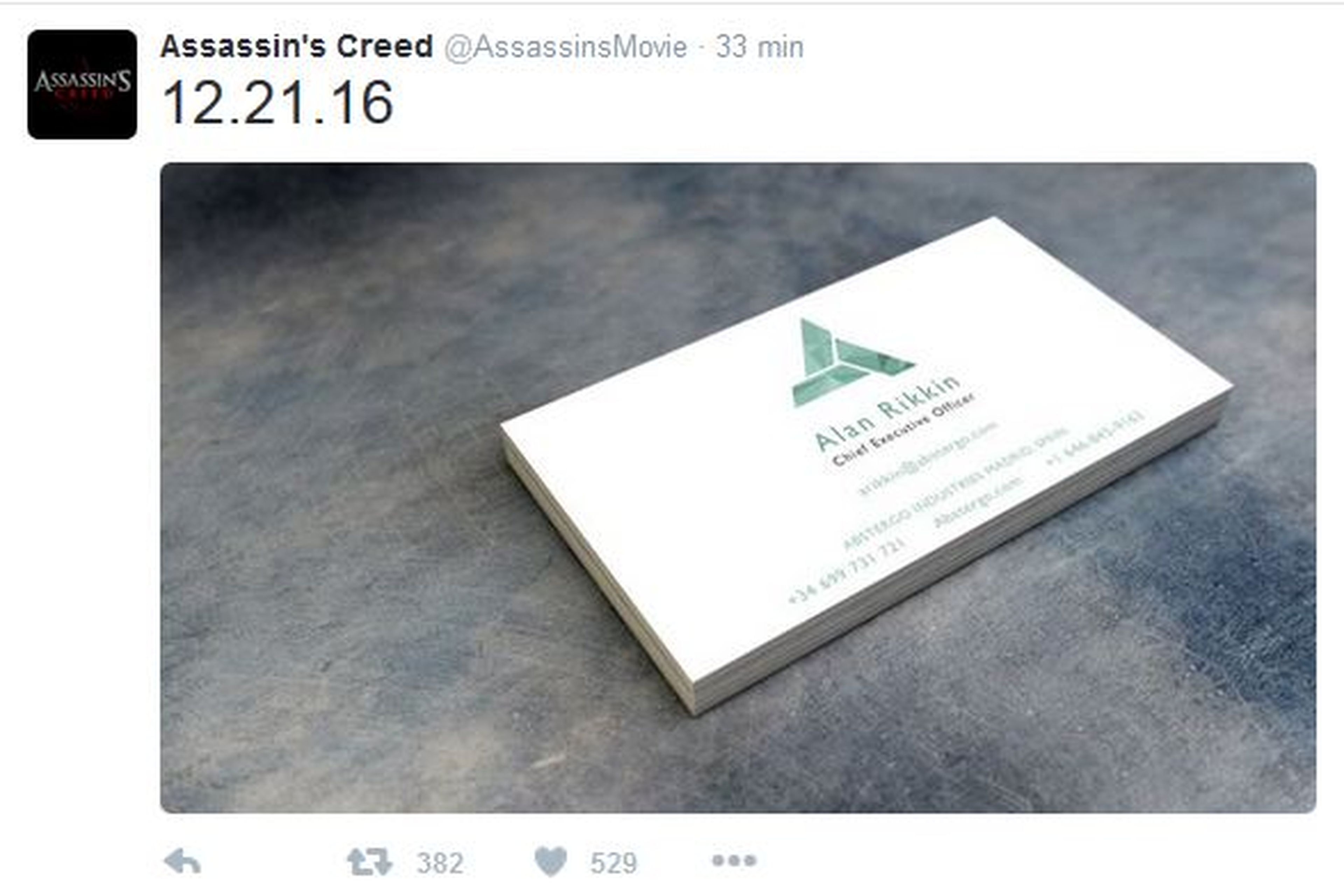 La película de Assassin's Creed y su misteriosa campaña viral. ¿Abstergo en Madrid?