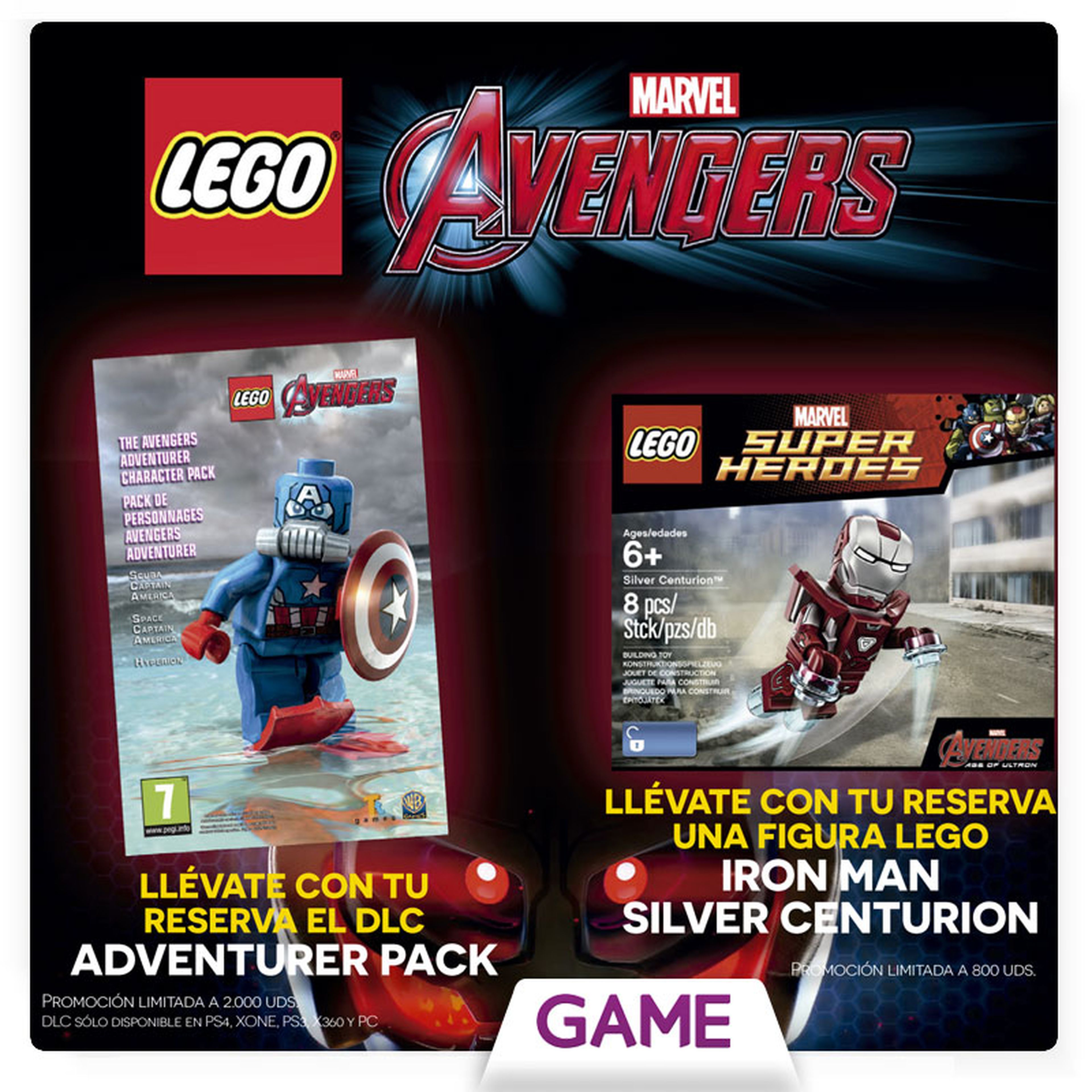 LEGO Marvel Vengadores, nuevo regalo por reserva en GAME