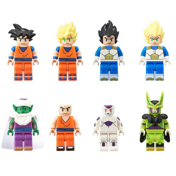 Dragon Ball reveladas las nuevas figuras estilo LEGO