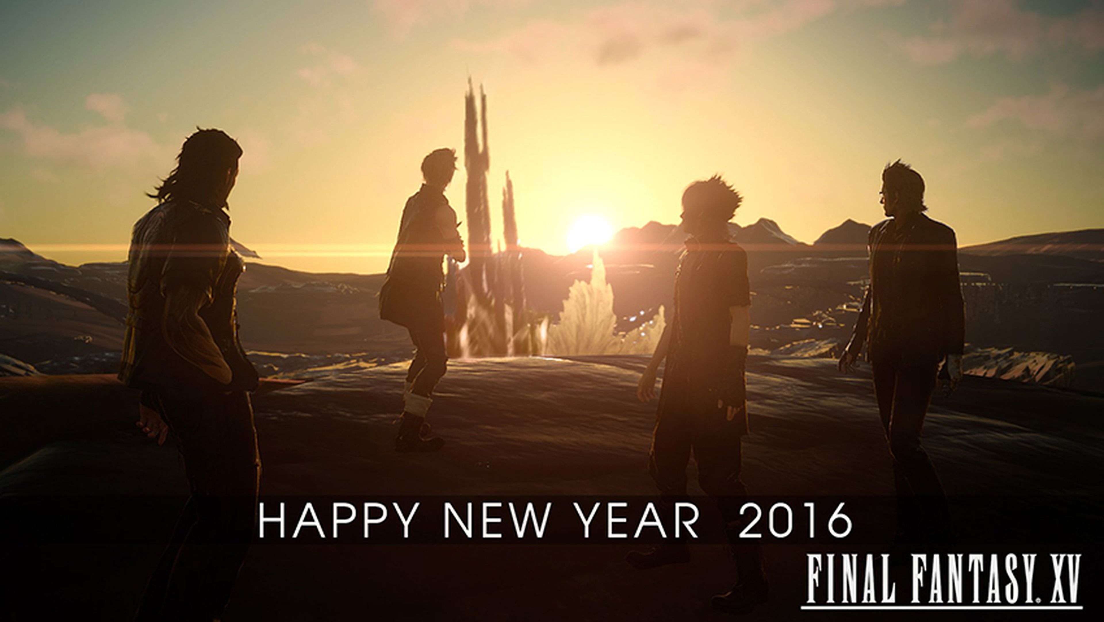 Final Fantasy XV nos felicita el año prometiendo su lanzamiento