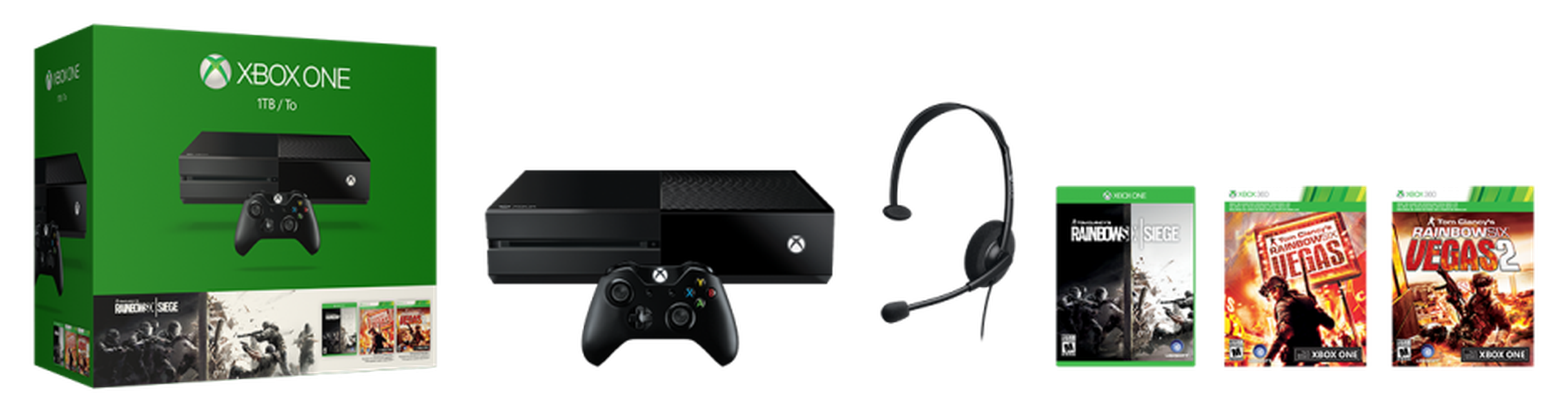Xbox One, nuevo pack con Rainbow Six Siege + Rainbow Six Vegas + Rainbow Six Vegas 2