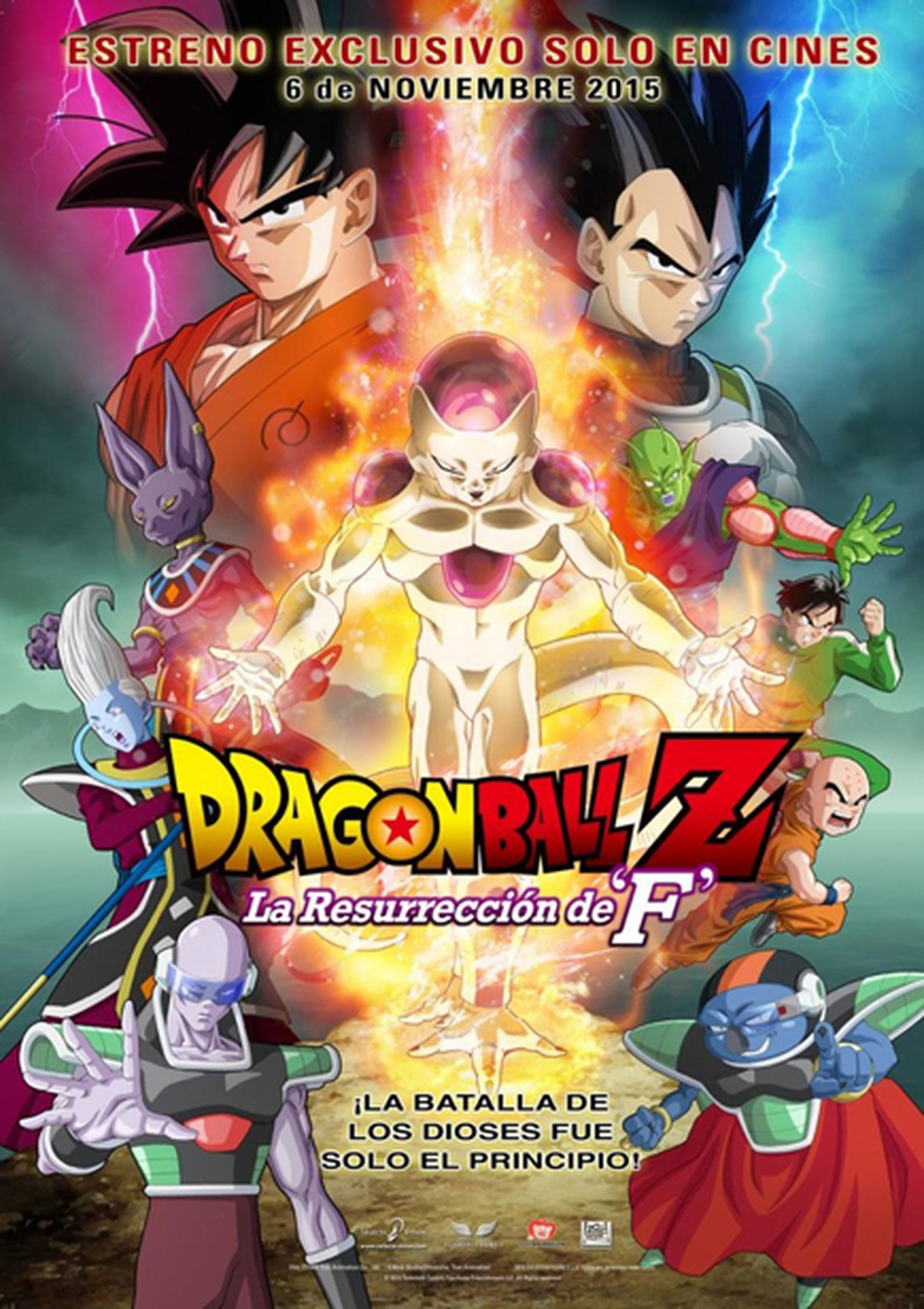Dragon Ball Z: La Resurrección de F saldrá en DVD y BD en primavera