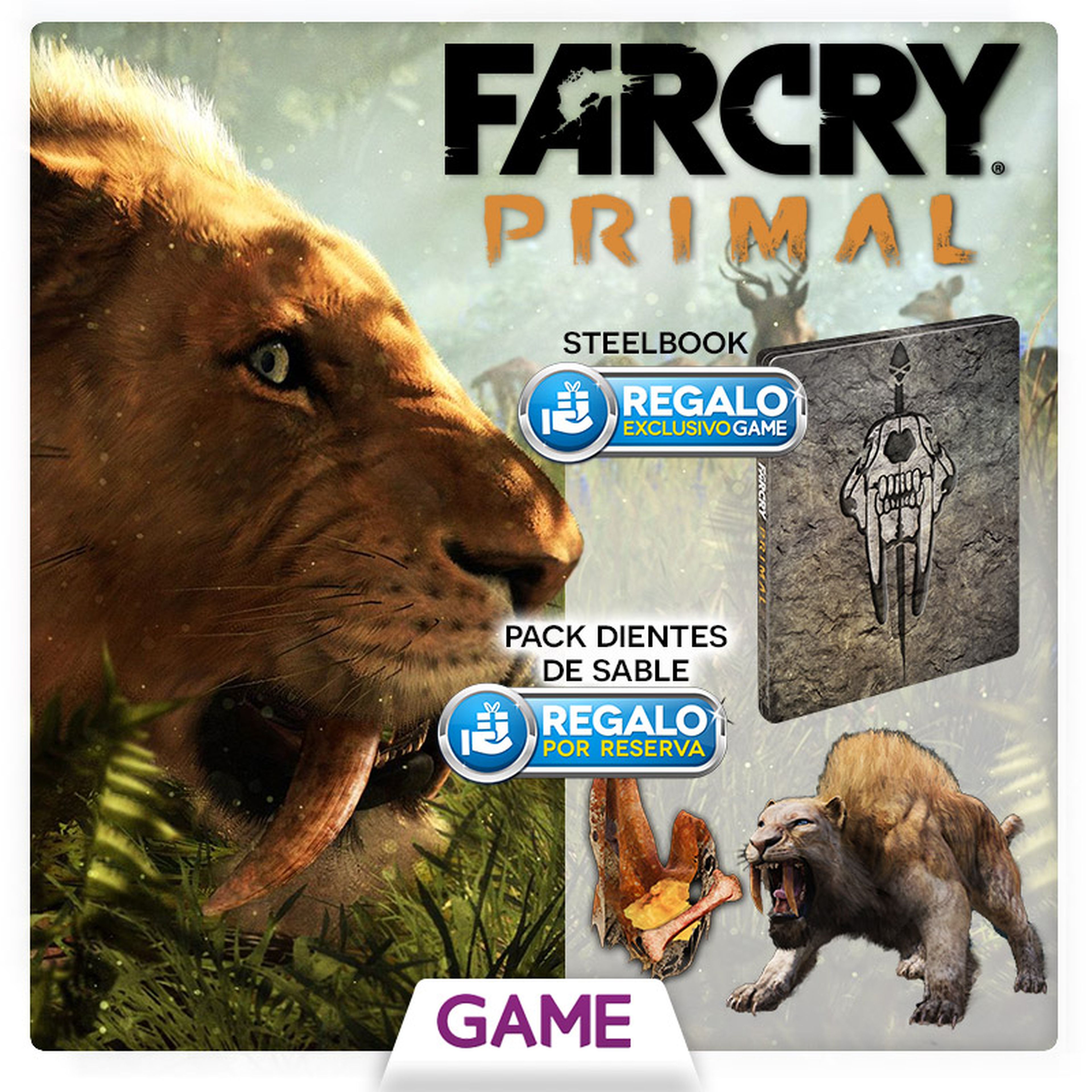 Far Cry Primal vendrá con una steelbook exclusiva al reservarlo en GAME