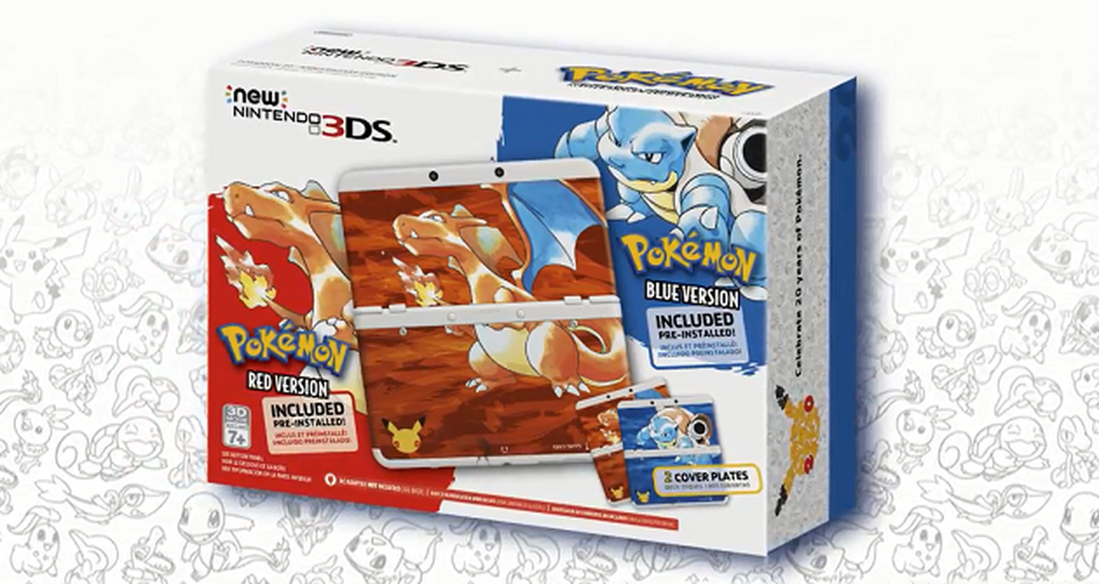 New Nintendo 3DS Edición Especial Pokémon Rojo y Azul anunciada