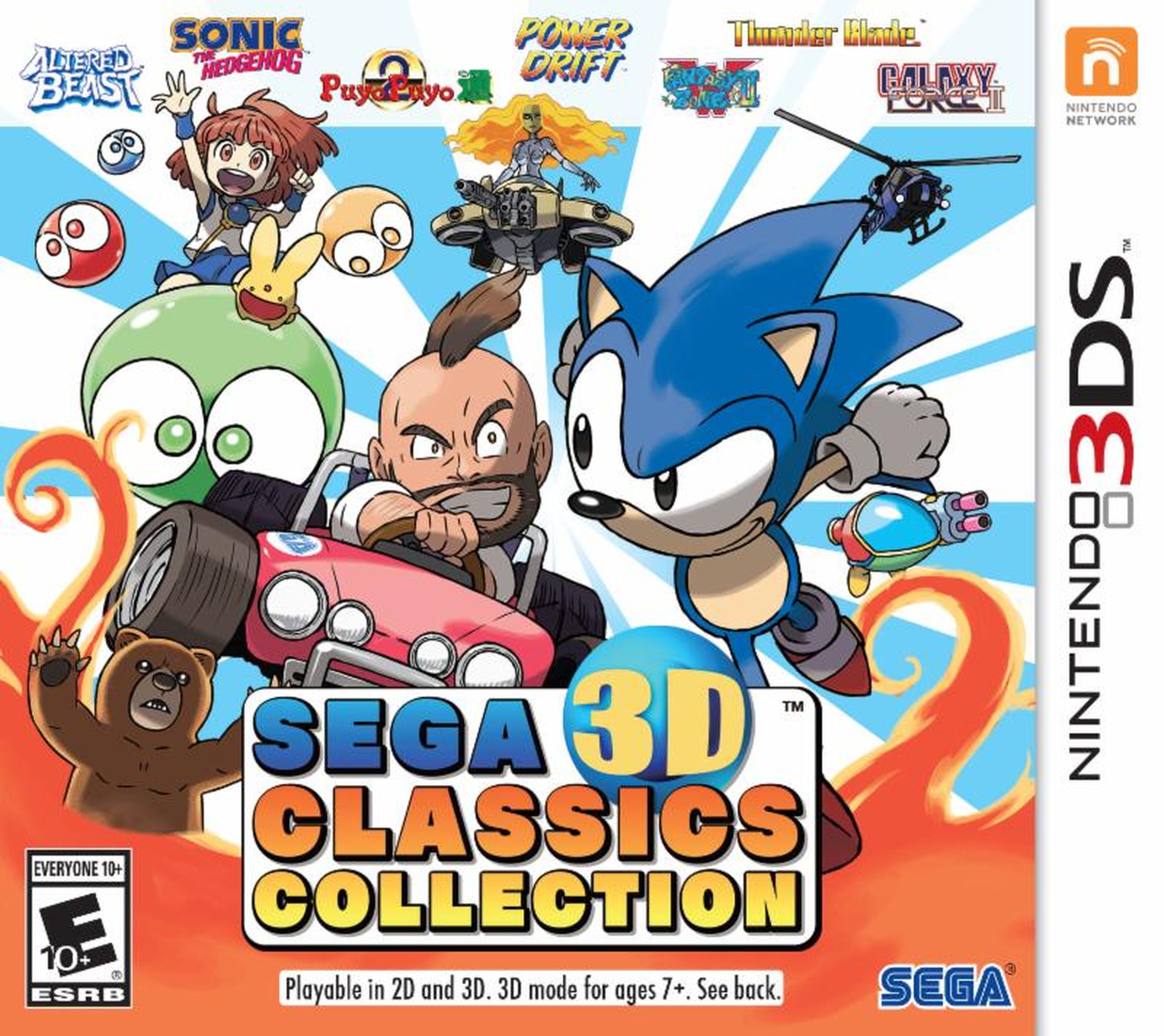 SEGA 3D Classics Collection anunciado para 3DS
