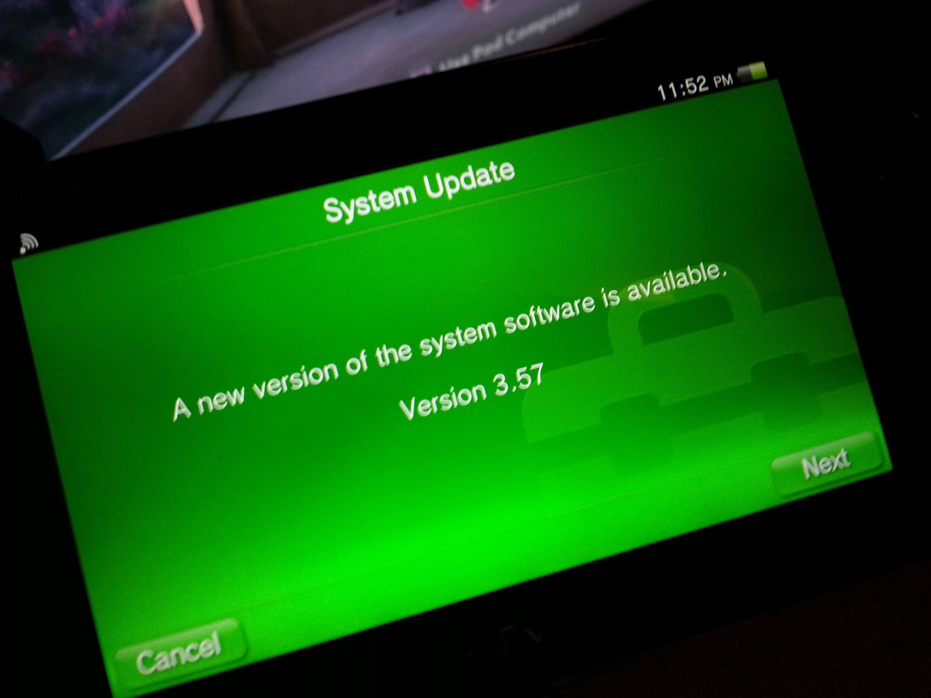 PS Vita tiene problemas con su última actualización