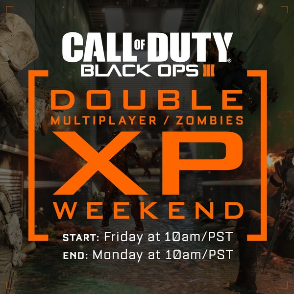 Call Of Duty Black Ops 3 - Doble XP Este Fin De Semana