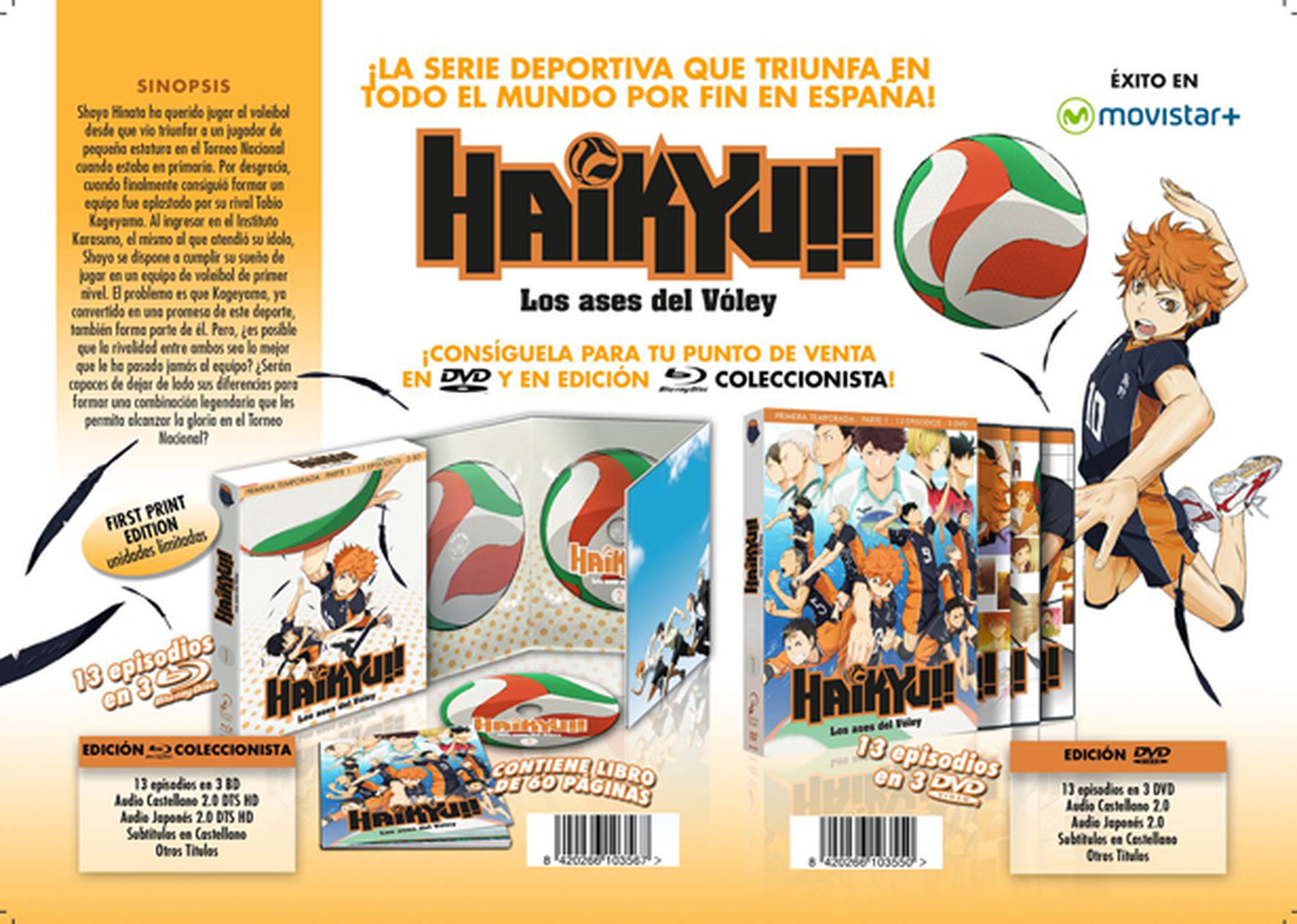 Haikyū!! - Desveladas las ediciones en castellano