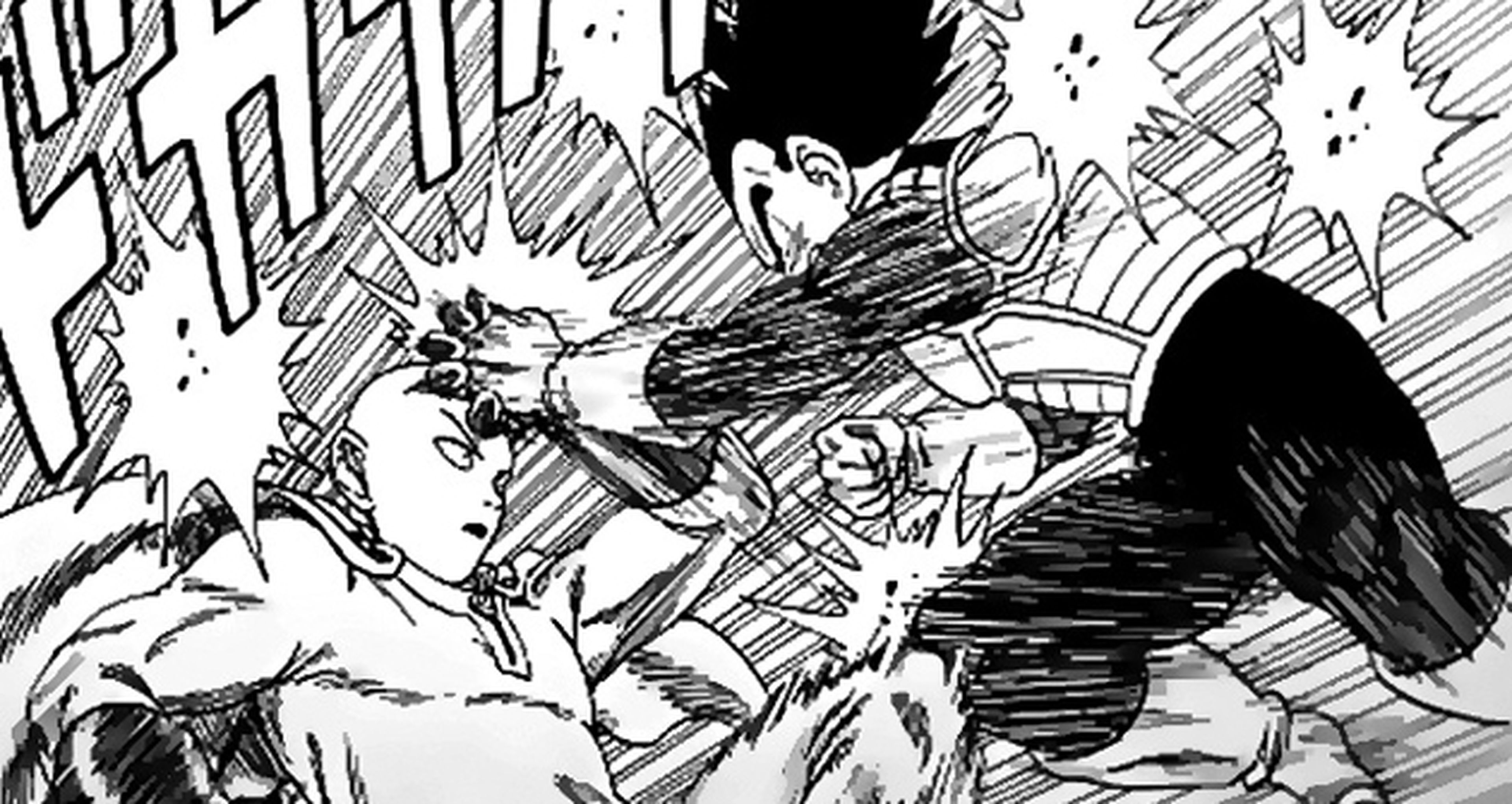 Dragon Ball - Vegeta se enfrenta a Saitama (One Punch-Man)
