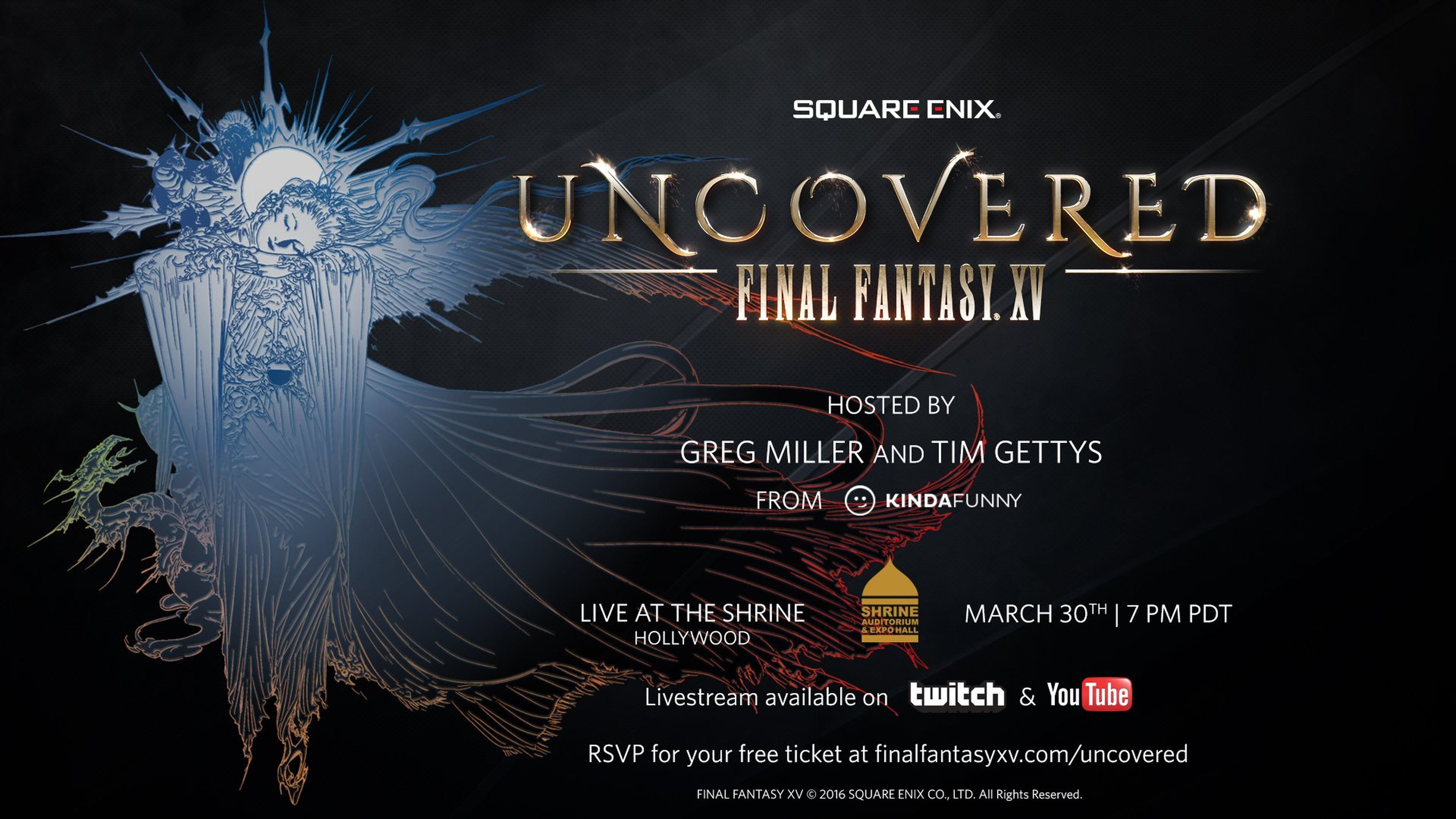 Final Fantasy XV - fecha para el evento de lanzamiento e imágenes de Niflheim
