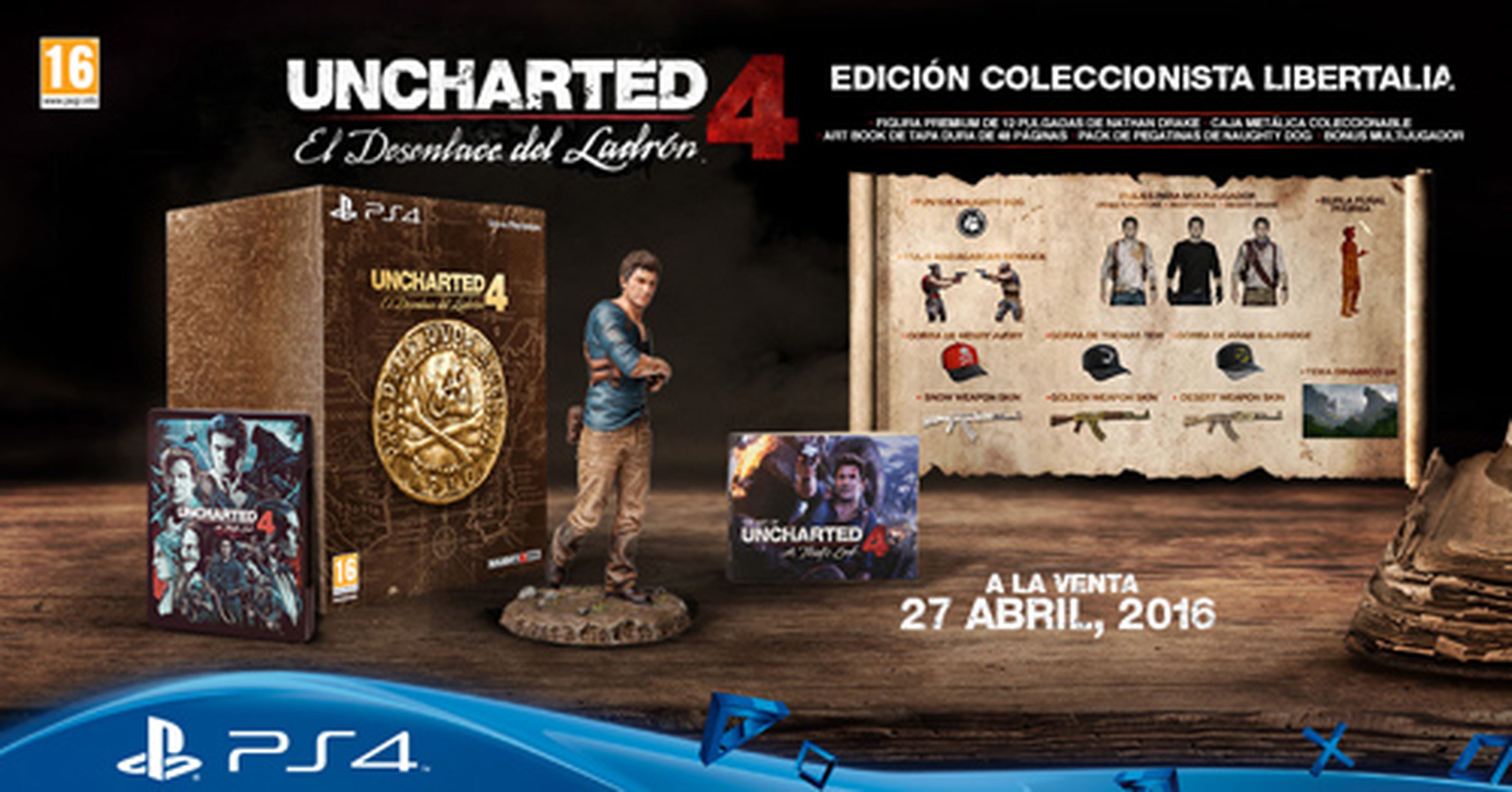 Uncharted 4 - Sony detalla todas sus ediciones