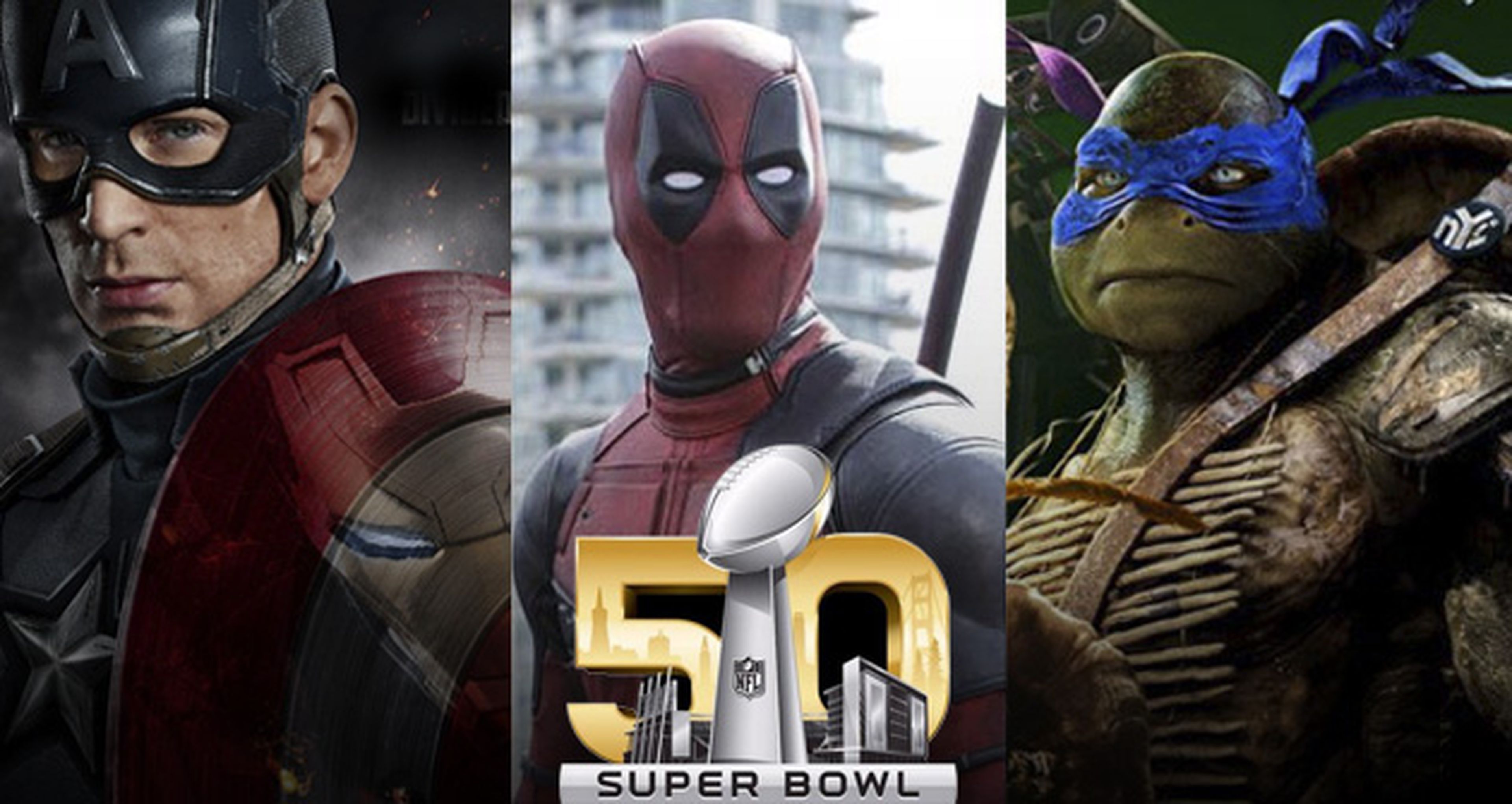 Super Bowl 2016 - Tendremos avances de Capitán América, Independence Day, X-Men, Ninja Turtles 2 y más