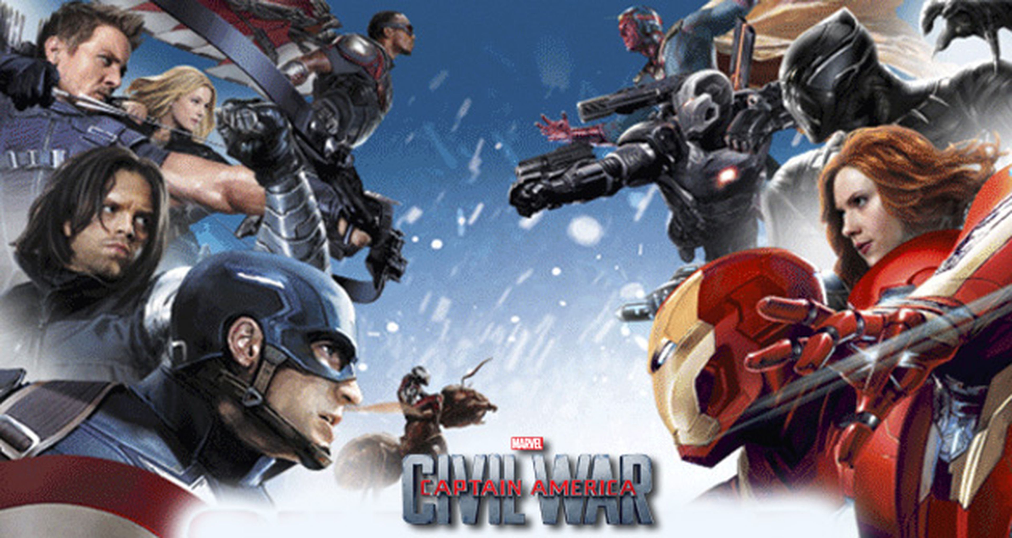 Capitán América: Civil War - Nuevos carteles promocionales con los dos bandos