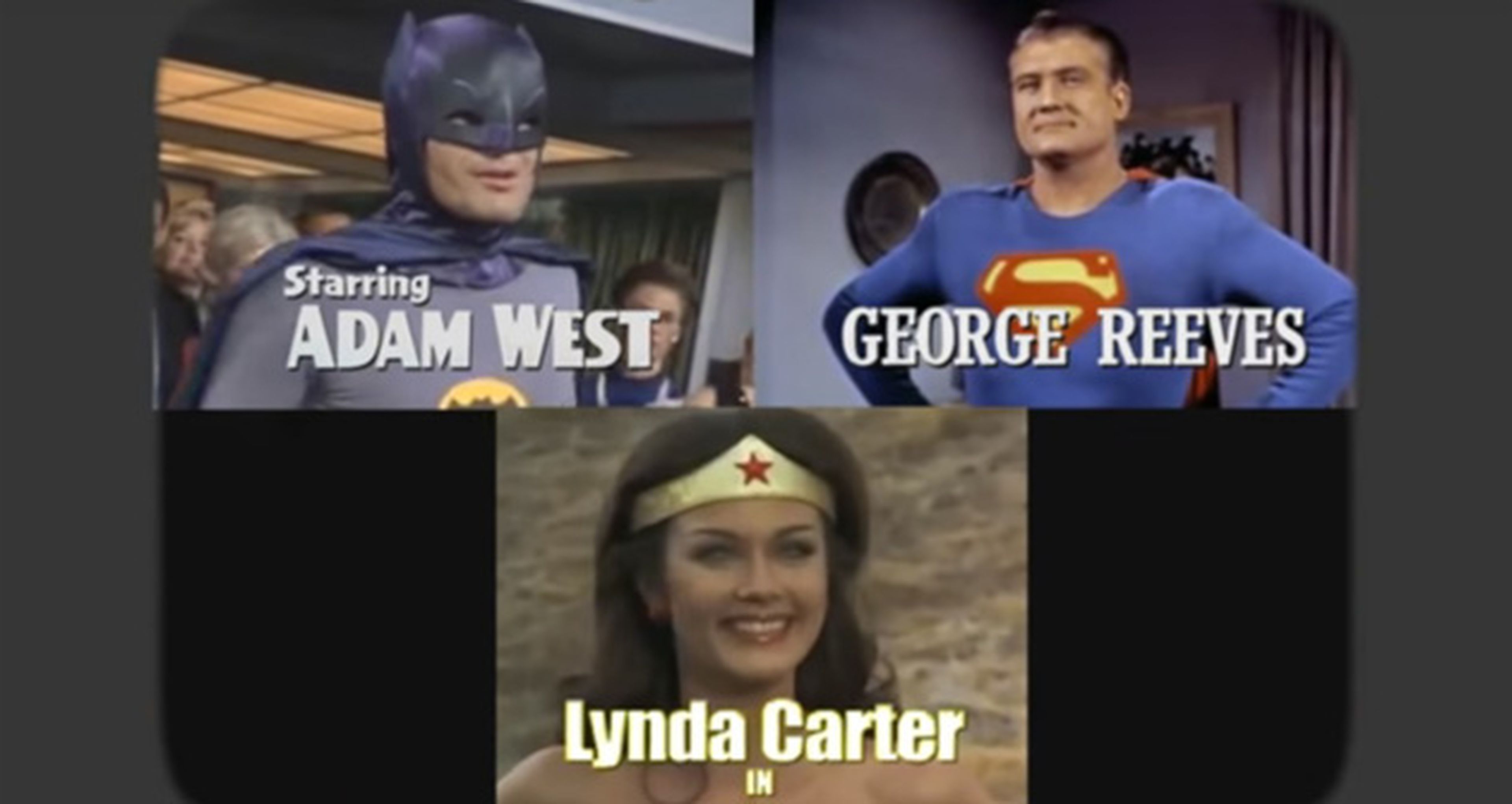 Batman v Superman: El trailer con Adam West, George Reeves... ¡y Lynda Carter!