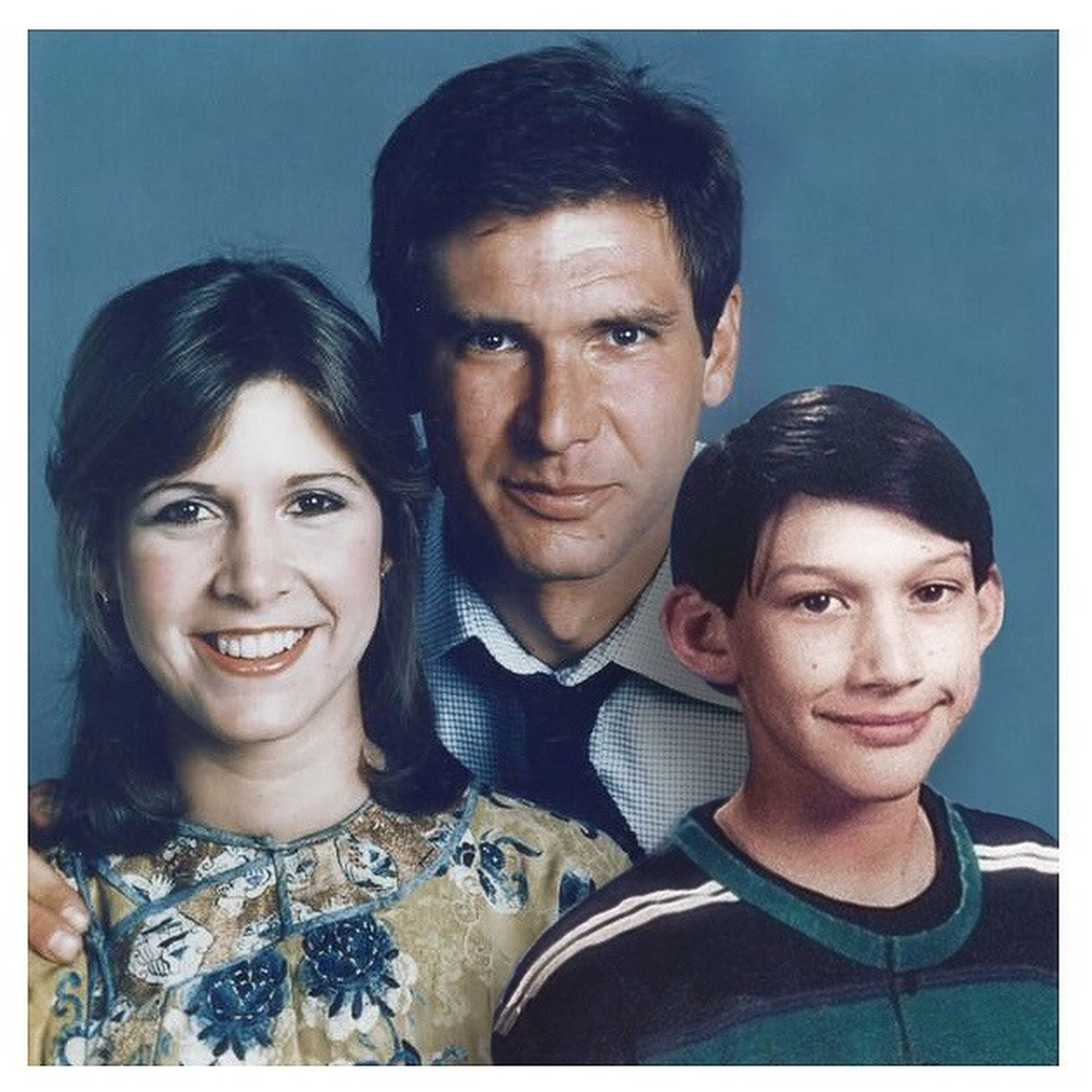 Star Wars 7 - Foto de familia de Han Solo, Leia y Ben