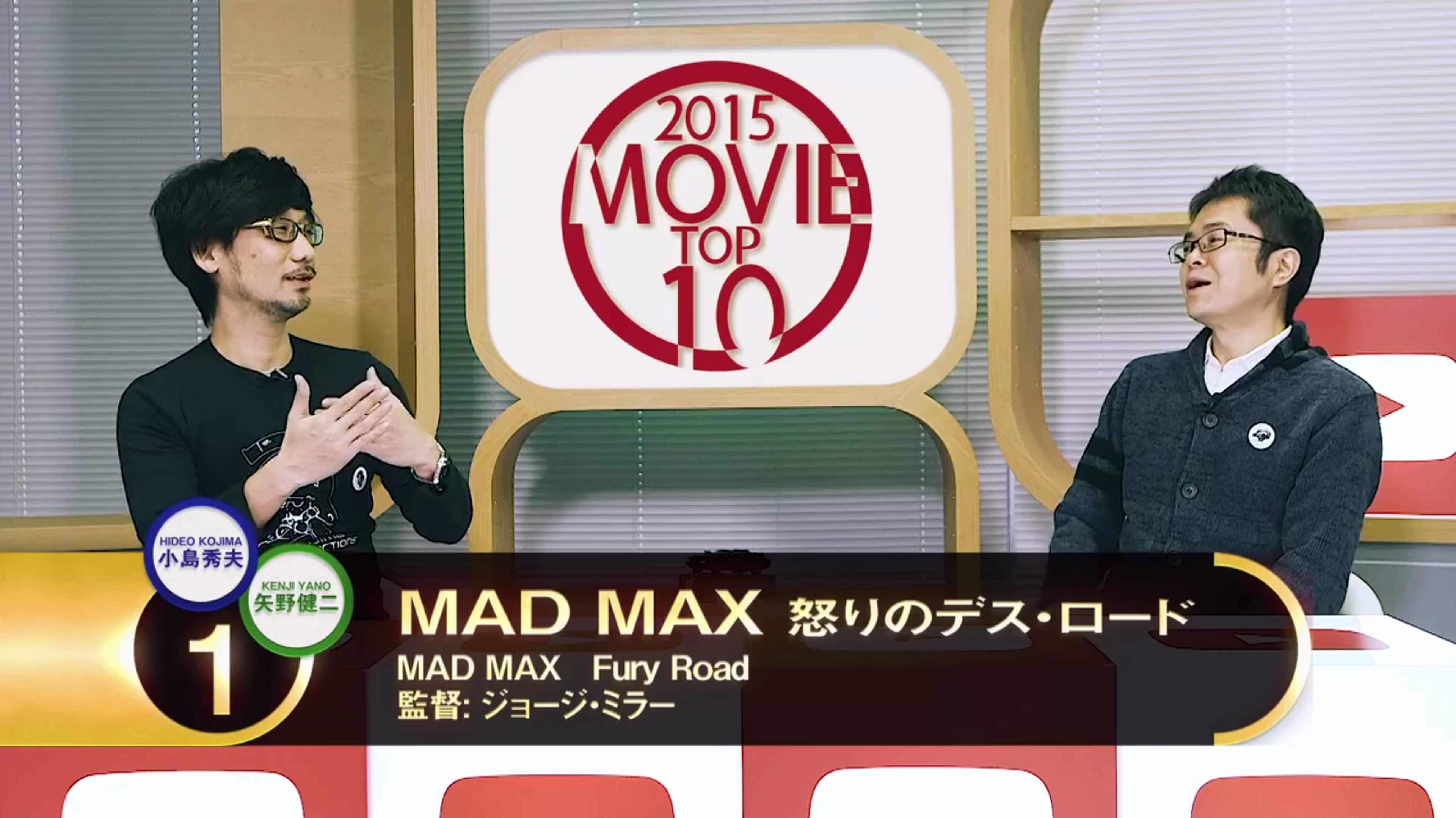 10 mejores películas de 2015 según Hideo Kojima