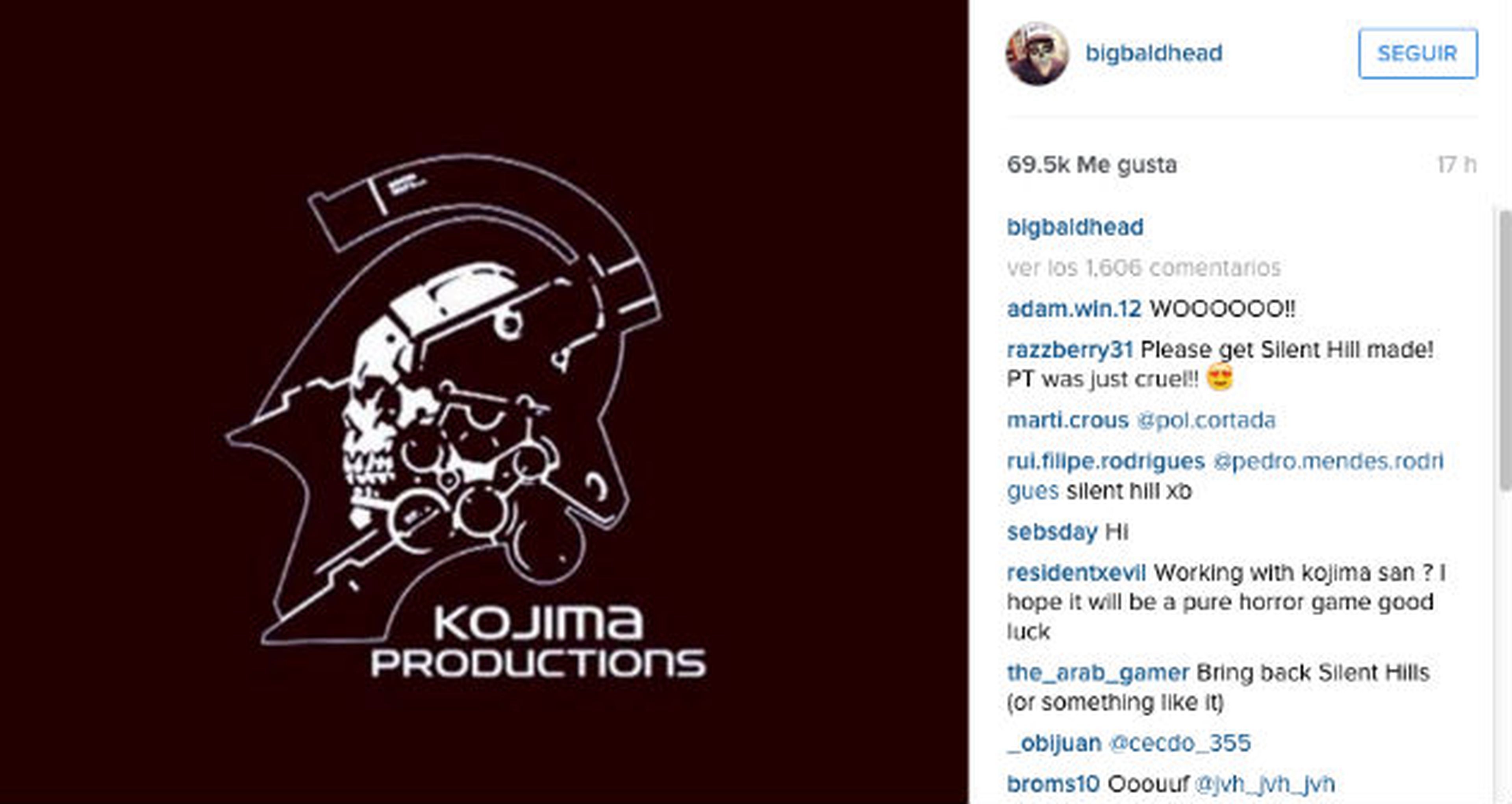 Norman Reedus sube una foto del logo de Kojima Productions