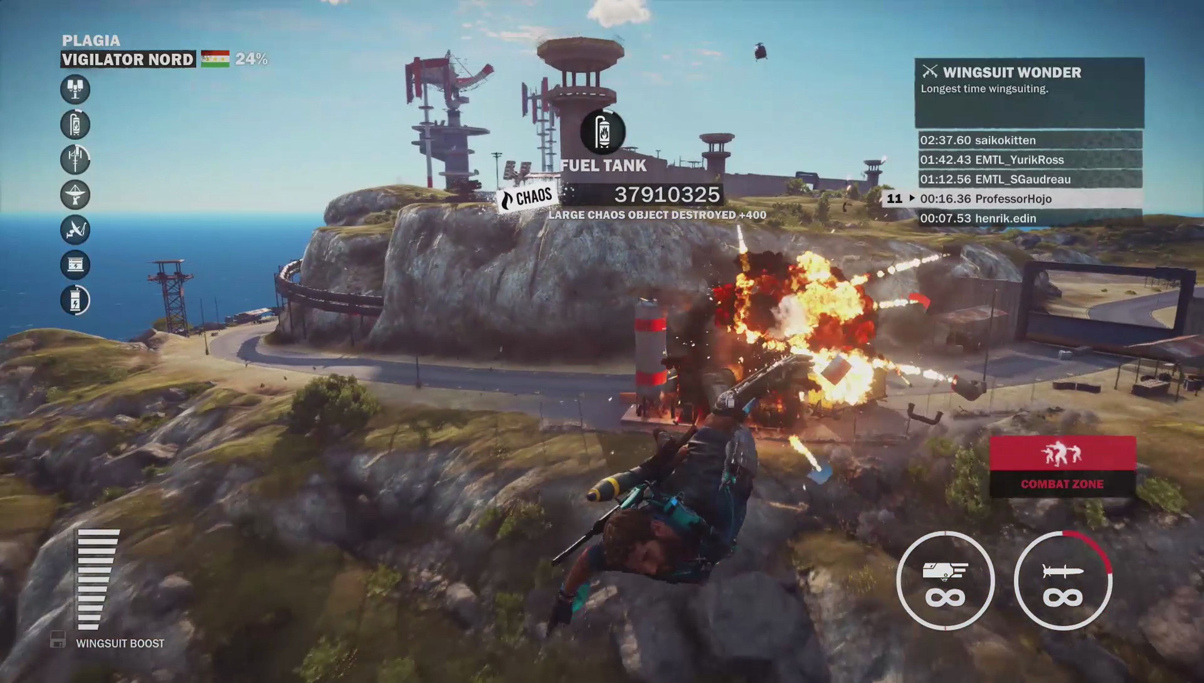 Just Cause 3 - Avance del DLC Sky Fortress