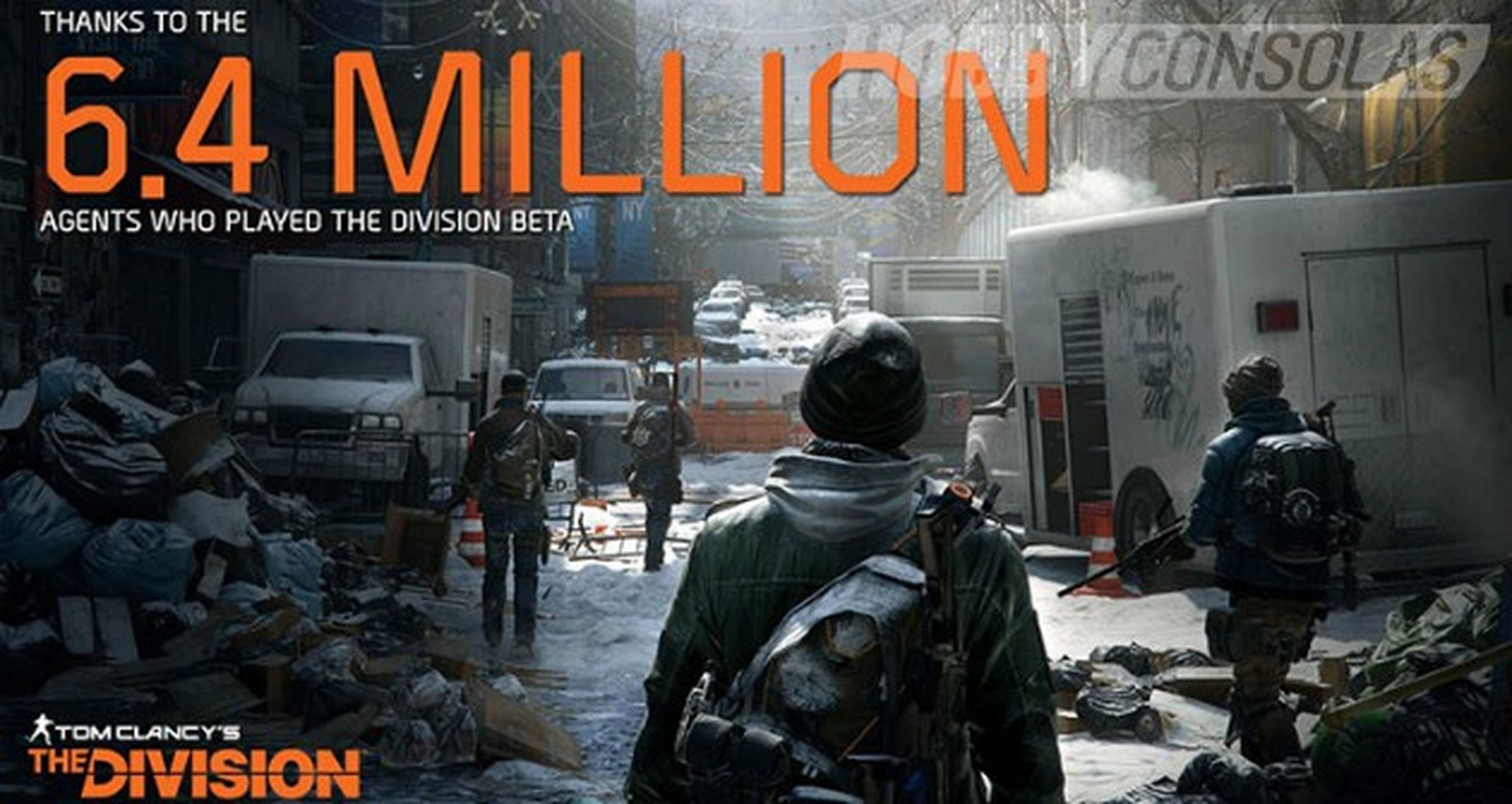 The Division - 6,4 millones de jugadores en su beta