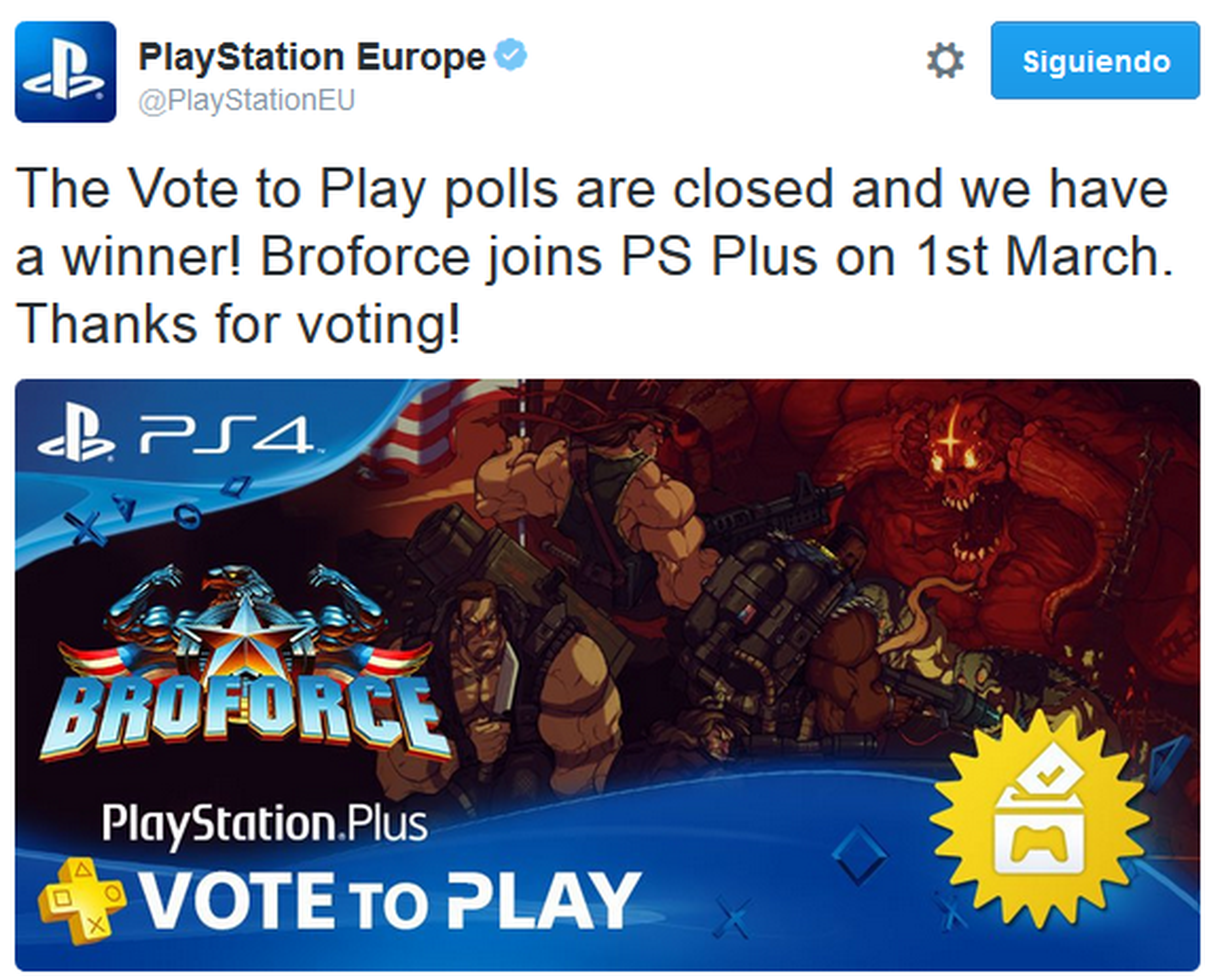 PS4 - Ganador de las votaciones de los juegos de PS Plus de marzo