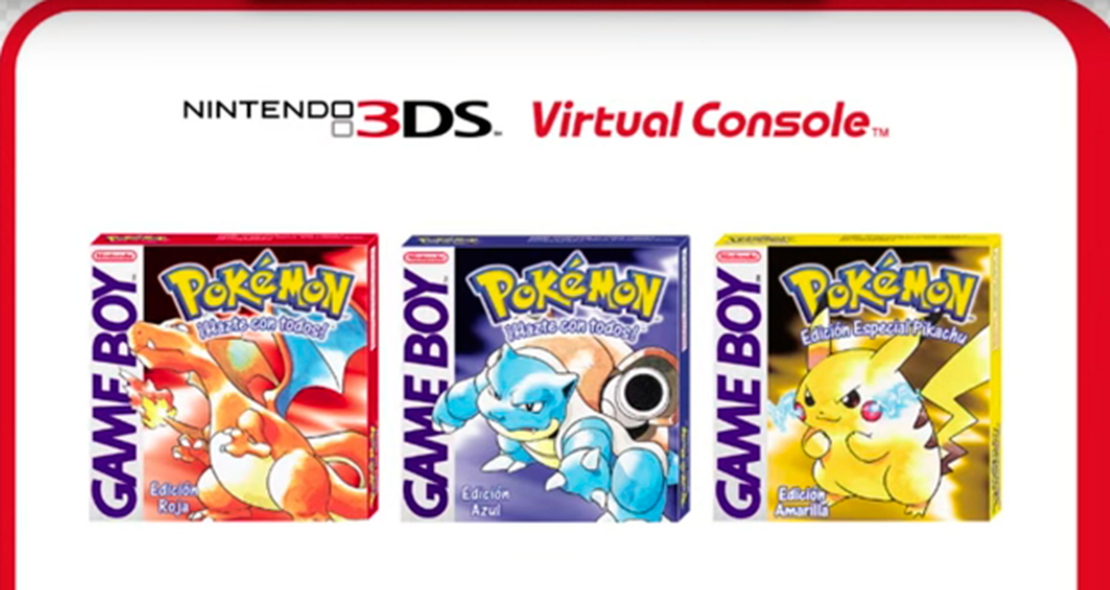 Pokémon Rojo, Azul y Amarillo para 3DS - Compatibles con el Banco Pokémon