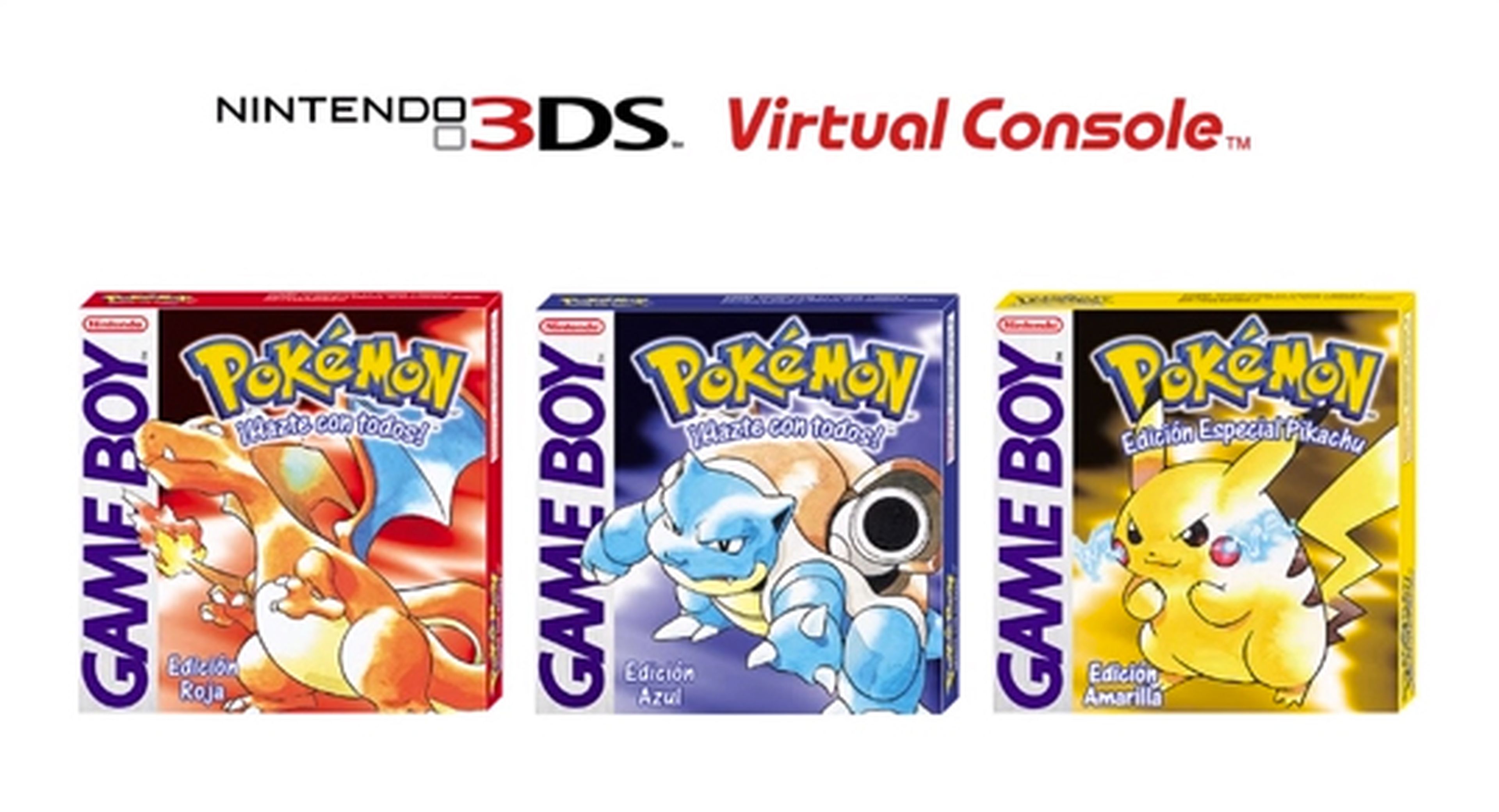 Pokémon Rojo, Azul y Amarillo para 3DS - Compatibles con el Banco Pokémon