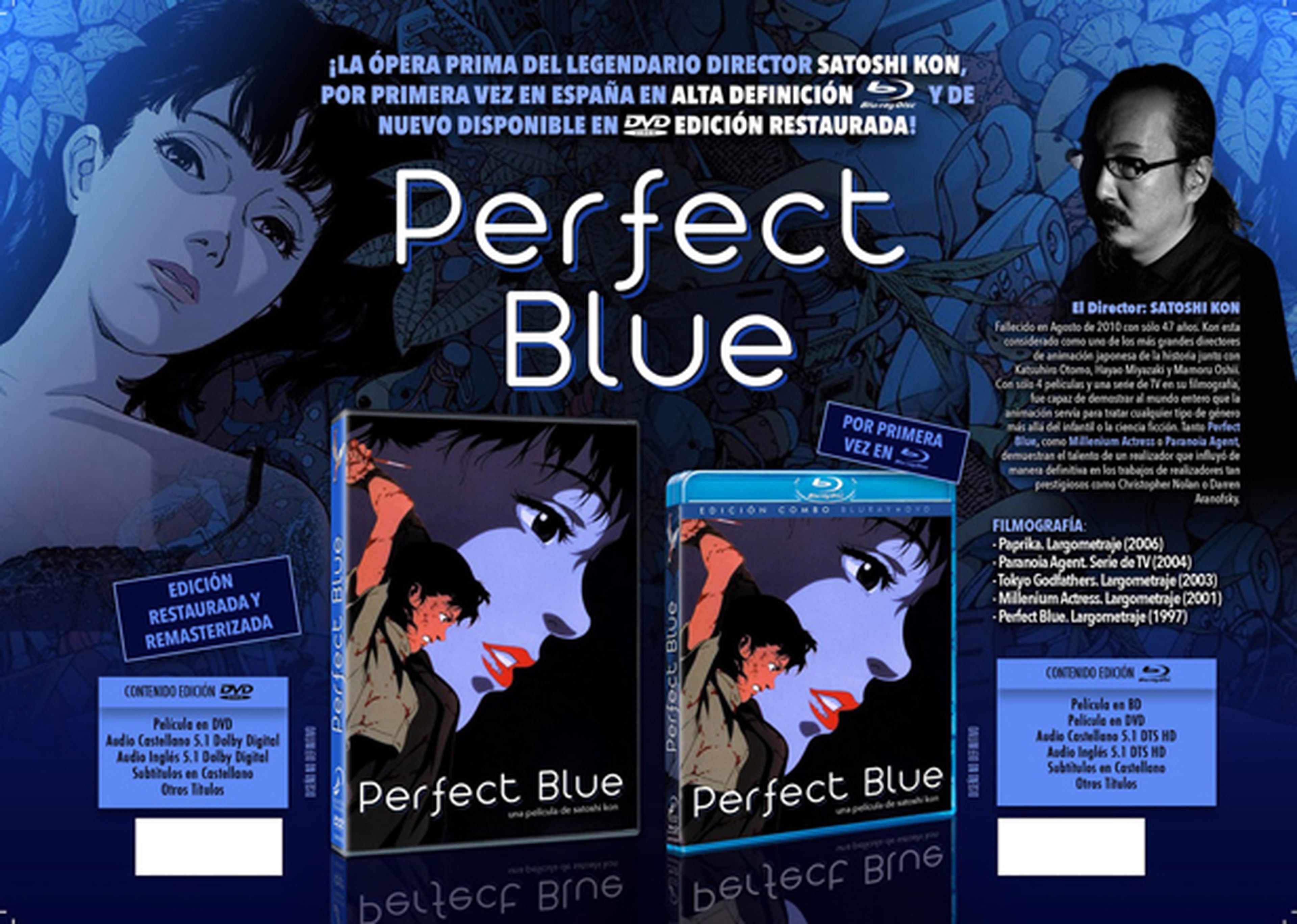 Perfect Blue llega por primera vez en Blu-Ray