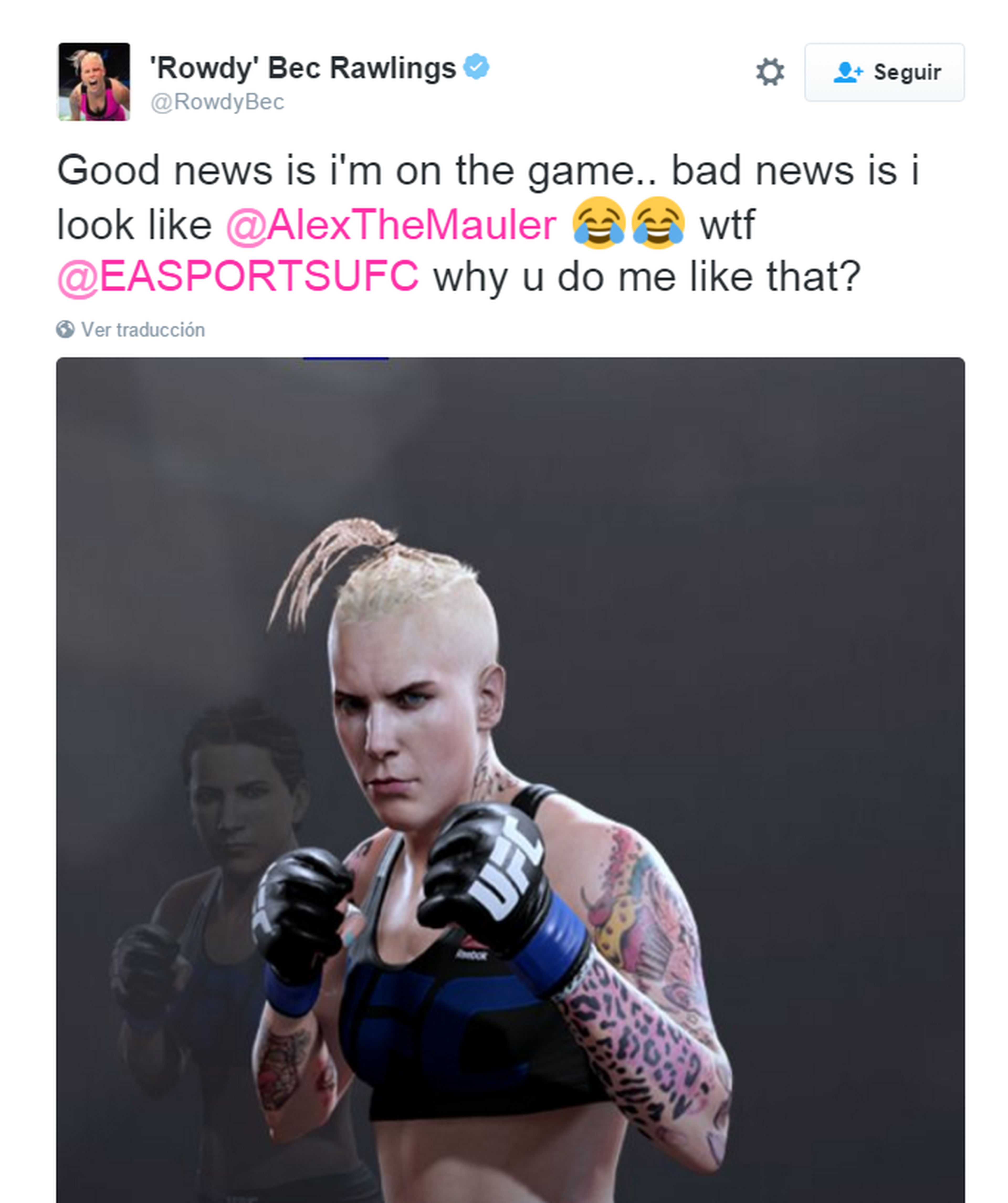 Luchadores de UFC se quejan de su aspecto en el juego de EA