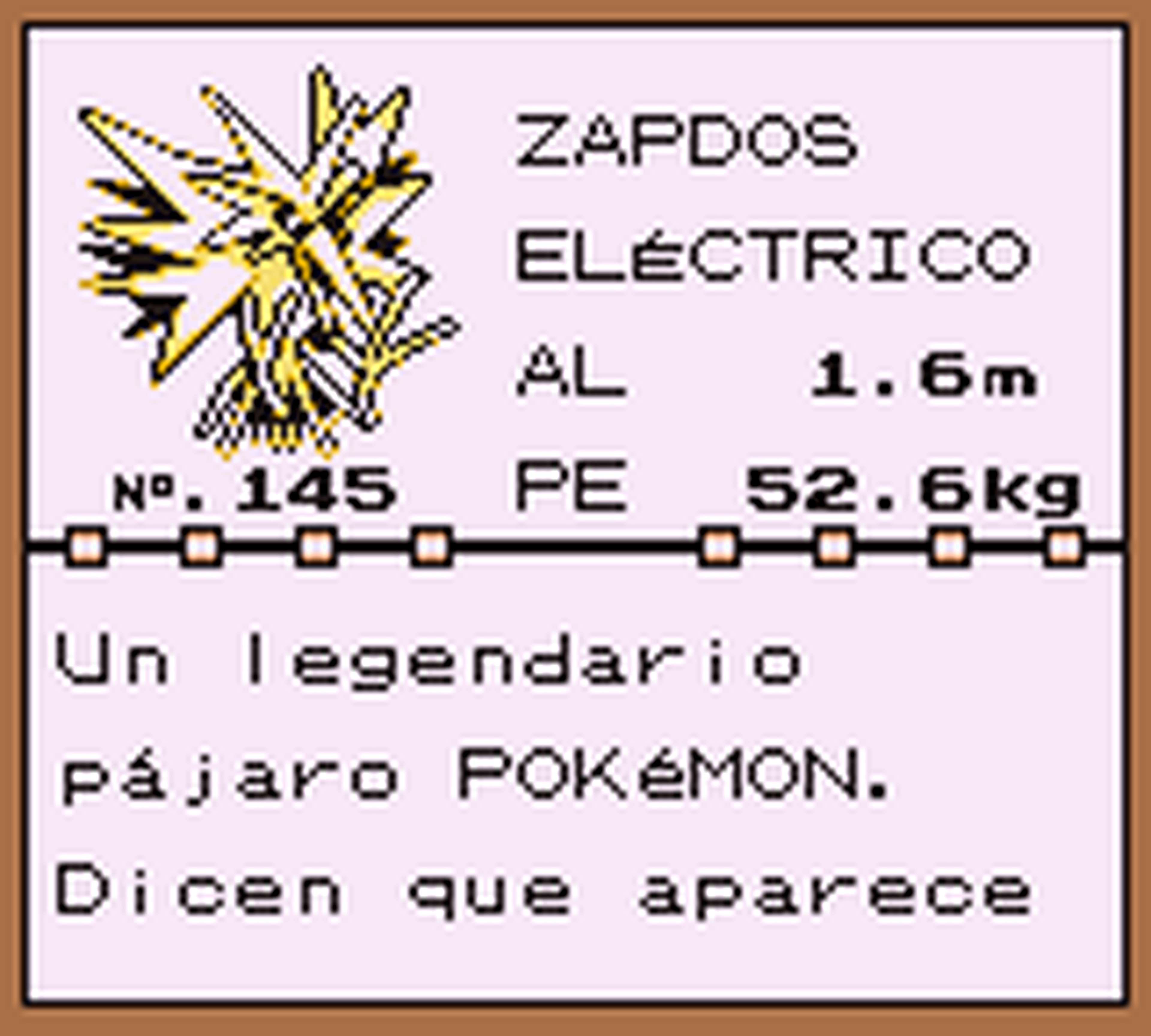Cómo capturar al Pokémon legendario Zapdos en Pokémon Rojo, Azul y Amarillo