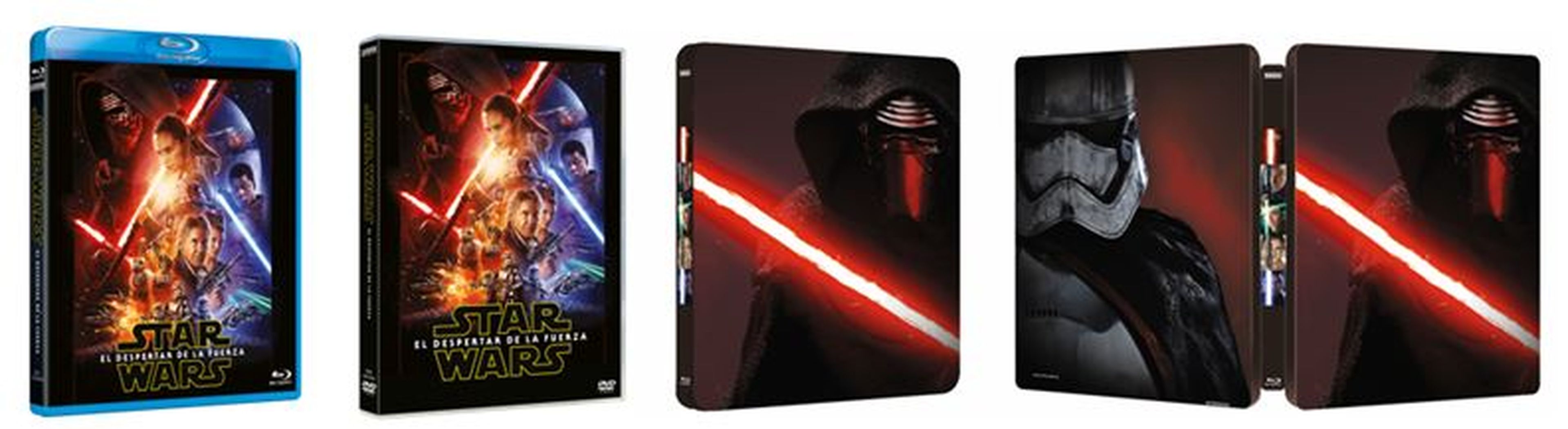 Blu Ray Star Wars: Episode Vii The Force Awakens Steelbook - Star Wars: El  Despertar de La Fuerza