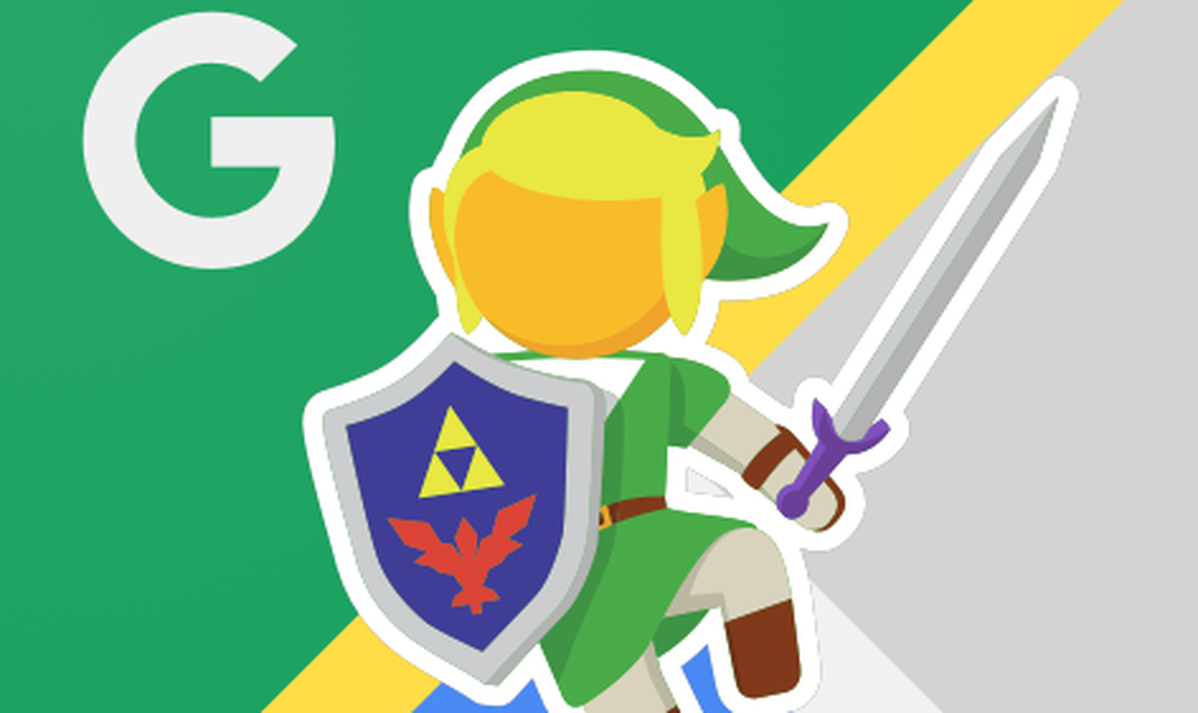 The Legend of Zelda Twilight Princess HD - Link protagonista en Google Maps