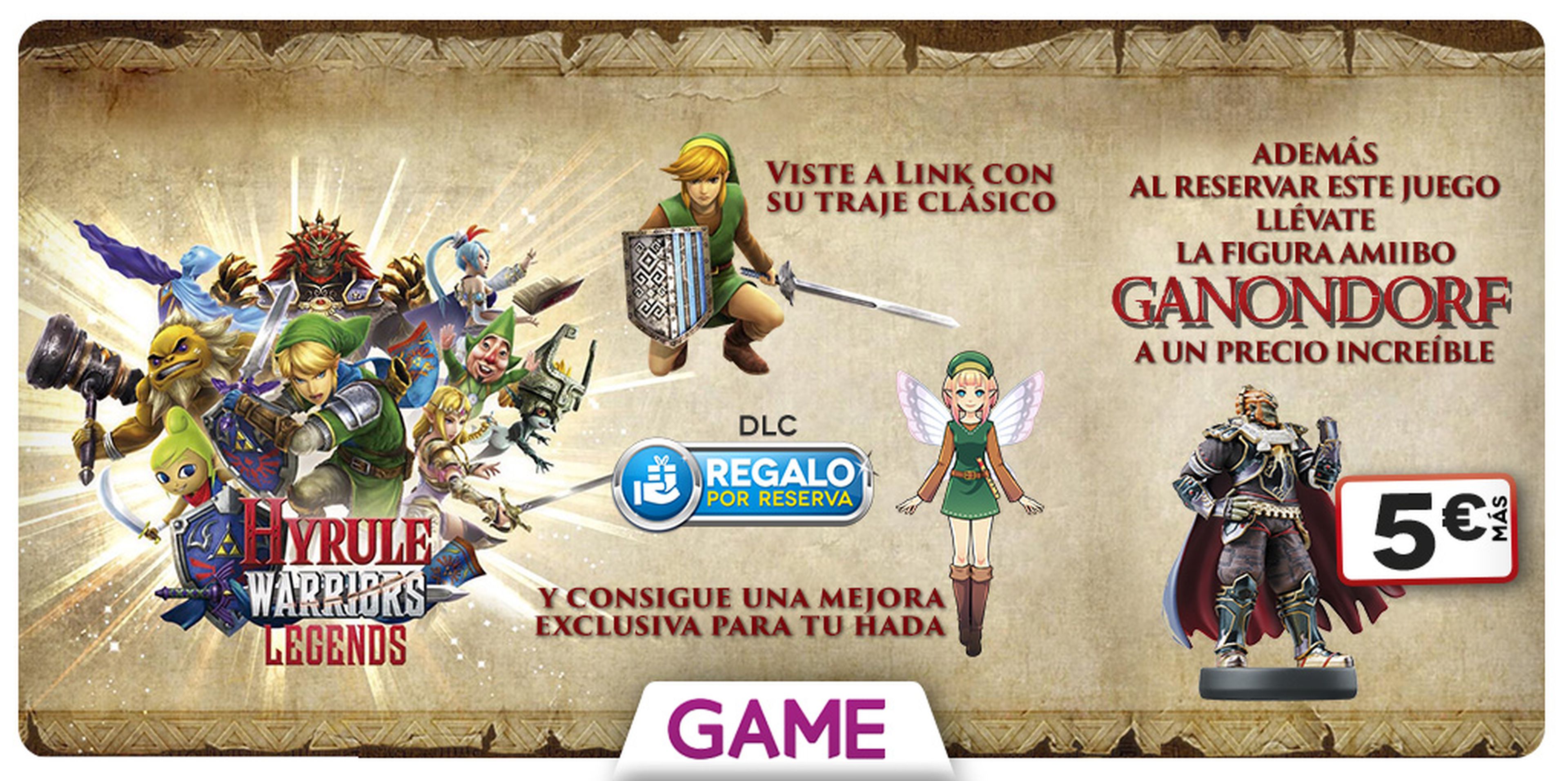 Hyrule Warriors Legends para 3DS - Regalo y promoción en GAME