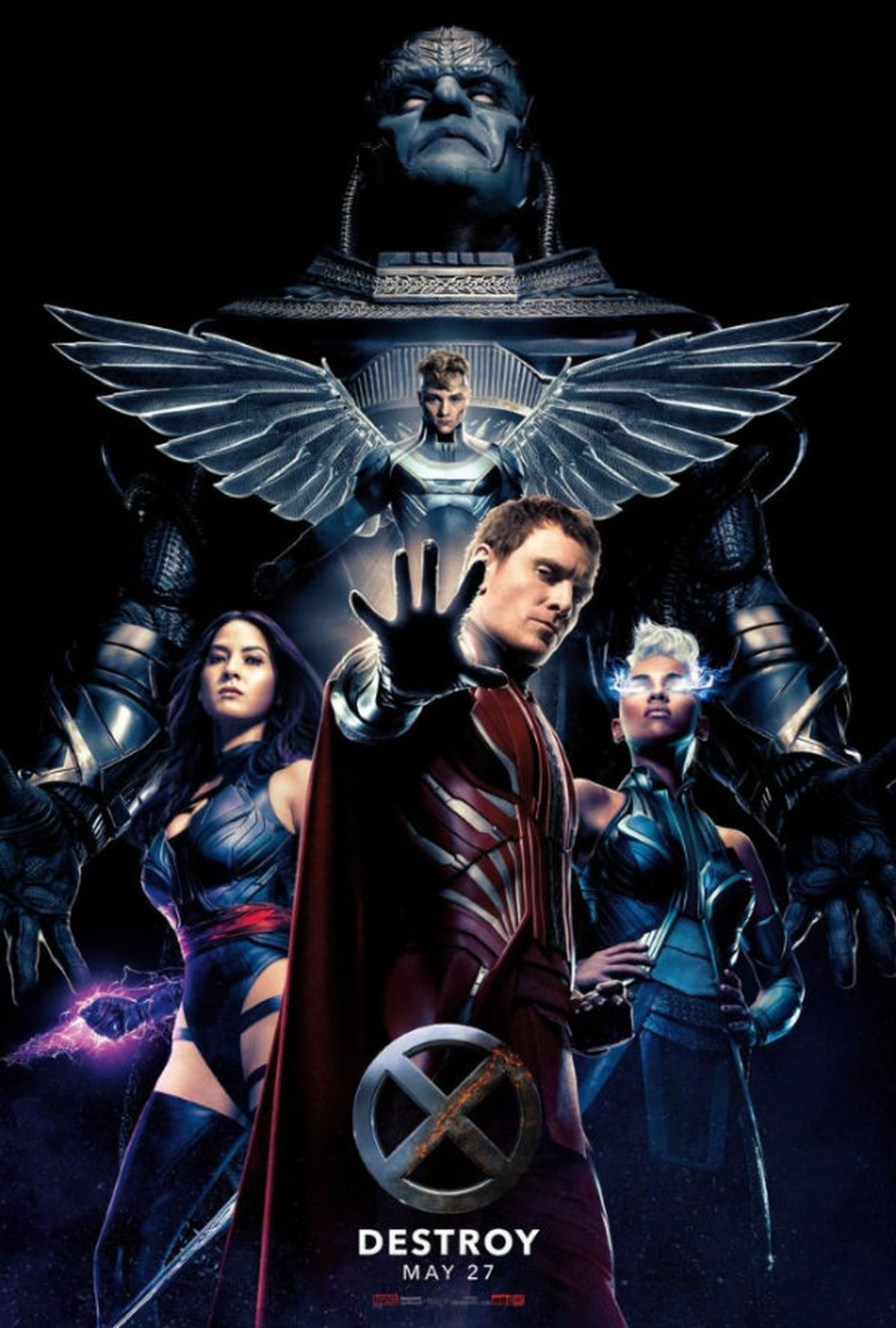 X-Men: Apocalipsis - Cartel con los cuatro jinetes