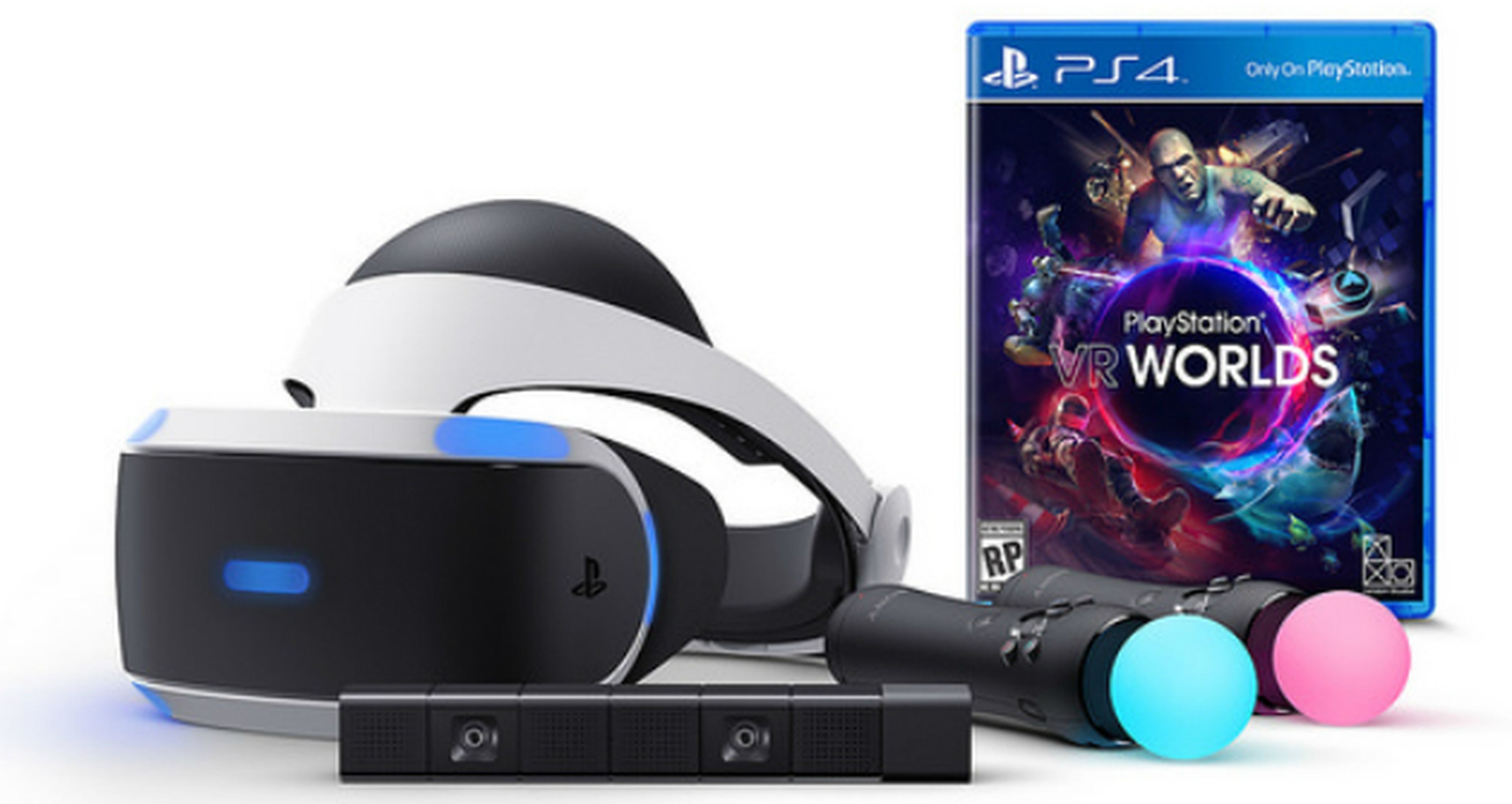 PlayStation VR - Pack con PlayStation Camera, PlayStation Move y PlayStation VR Worlds