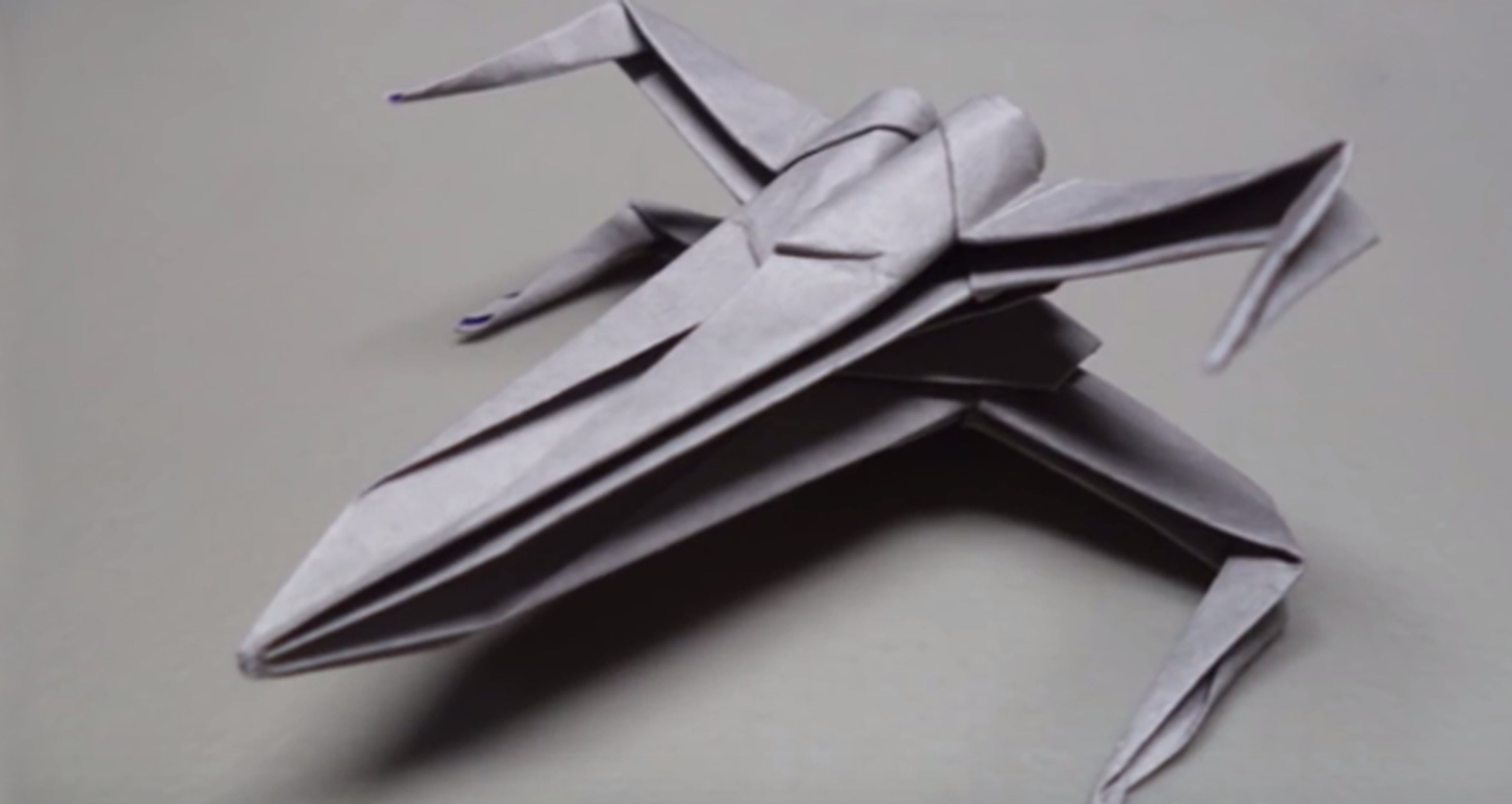 Star Wars: ¿Cómo hacer un origami de X-wing?
